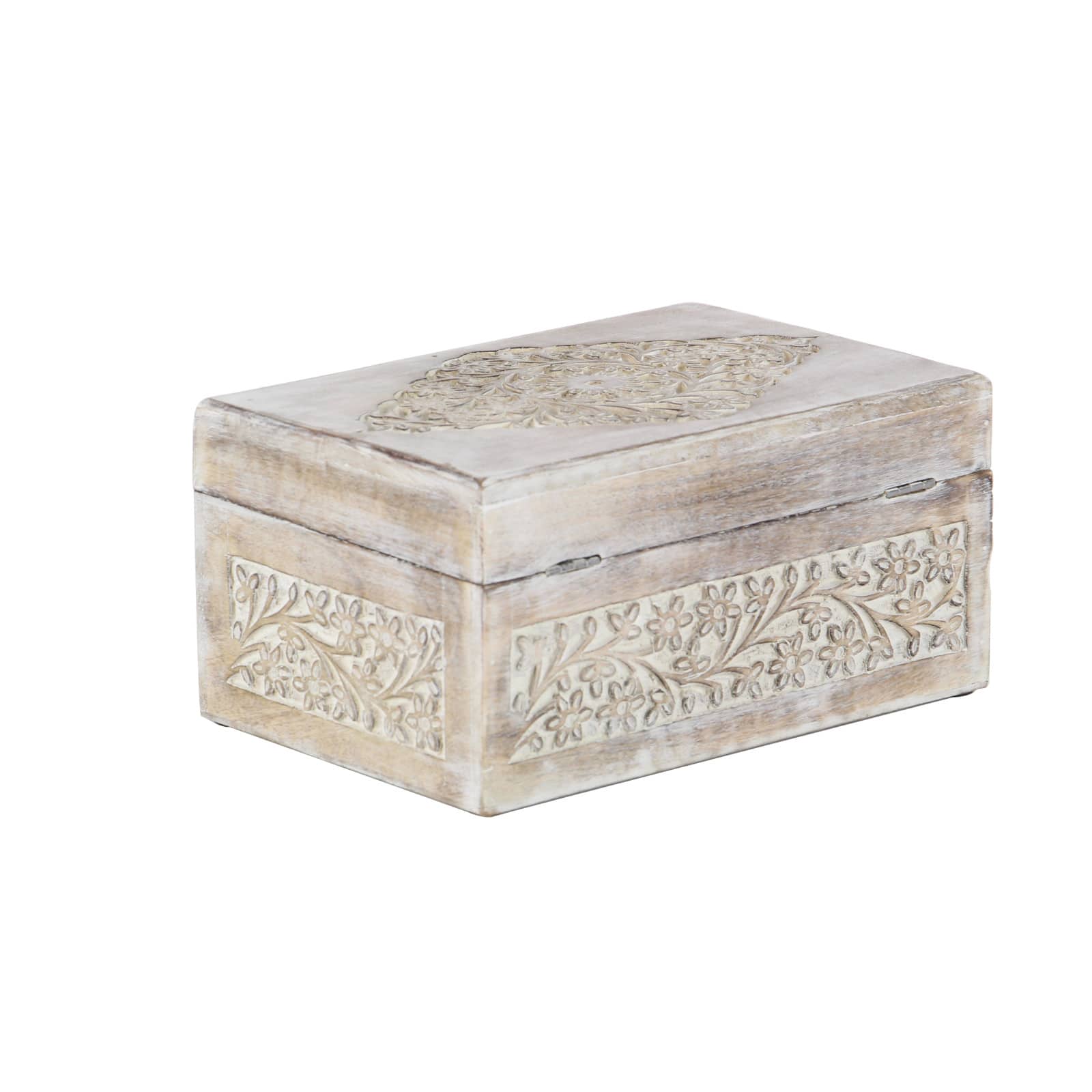 White Mango Wood Natural Box Set, 8", 10" & 12"