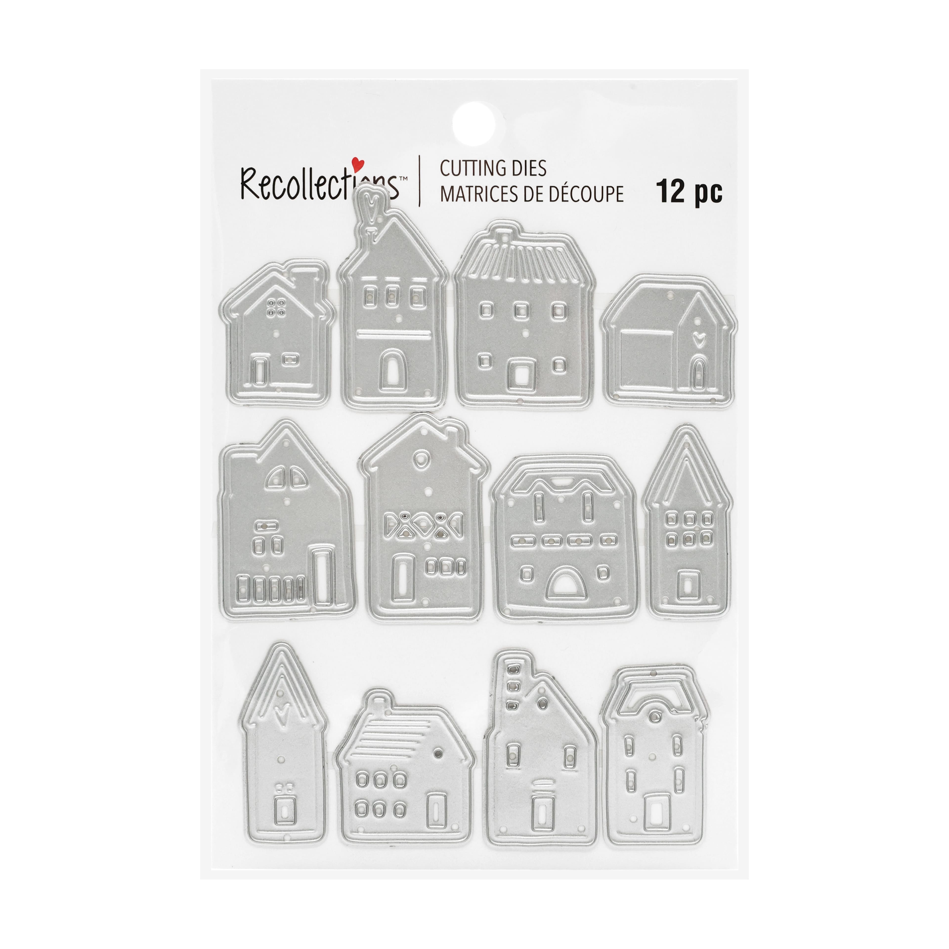 6 Pack: Houses Cutting Die Set by Recollections™