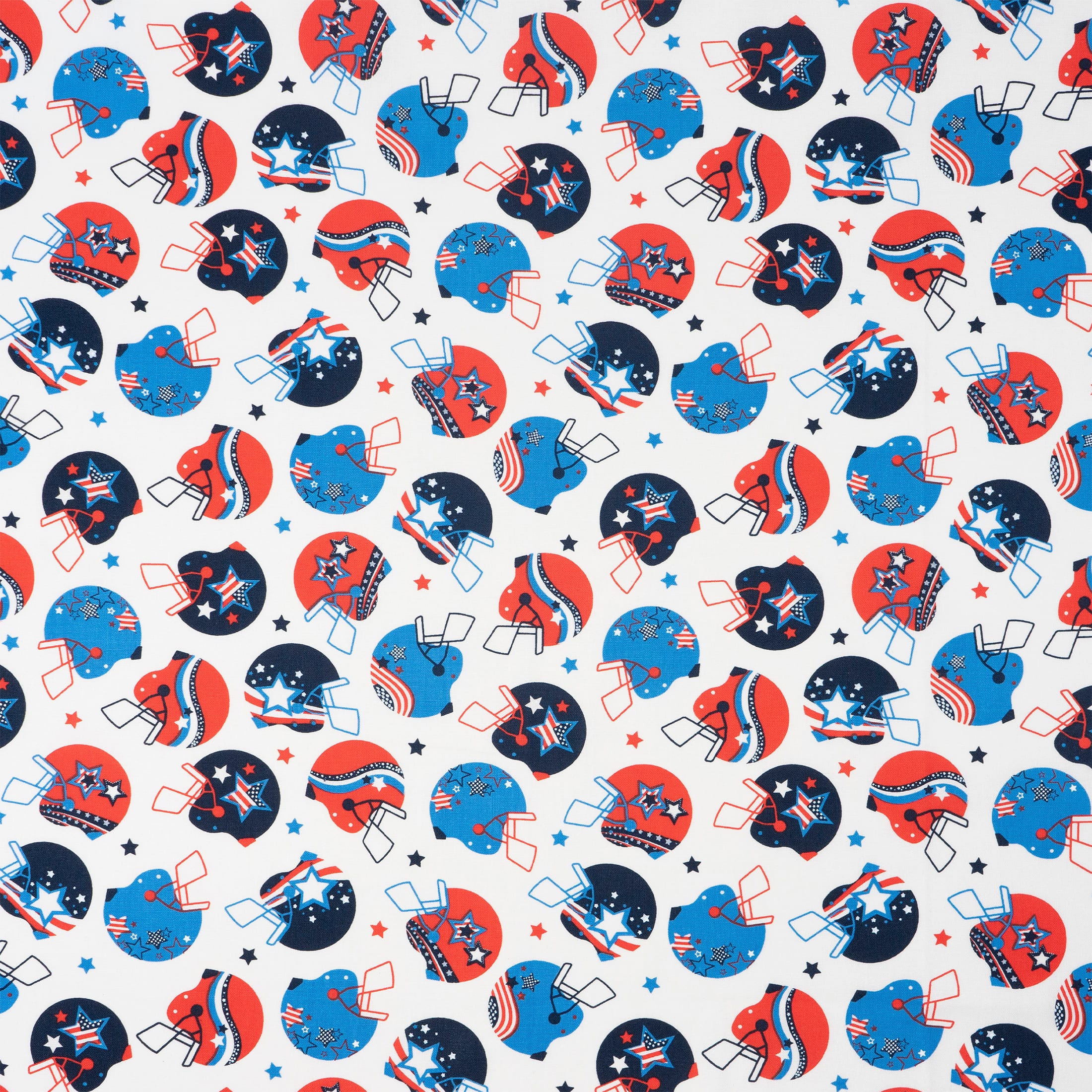 SINGER Patriotic Football Cotton Fabric Bundle