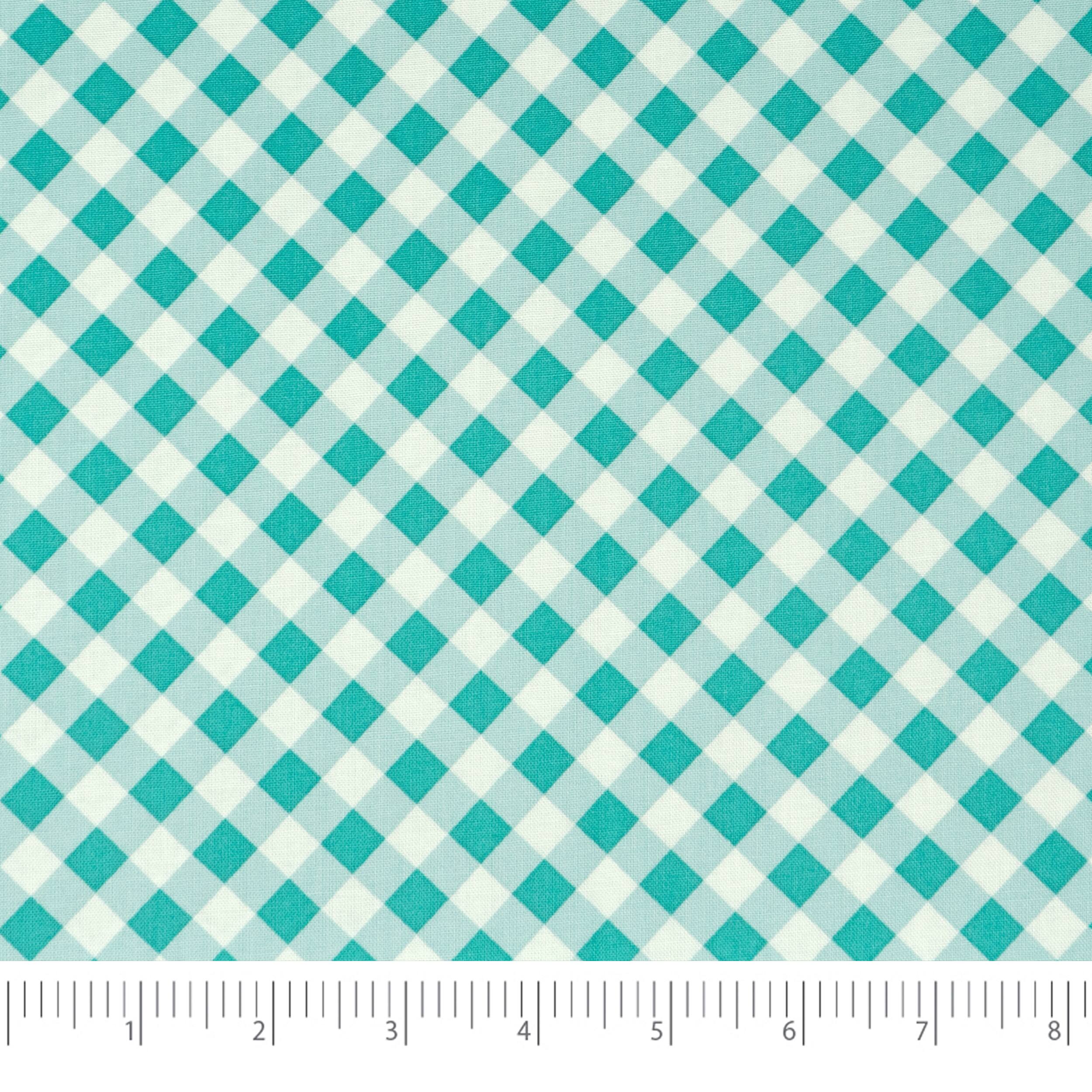SINGER Christmas Floral Aqua 5 Piece Fat Quarter Bundle