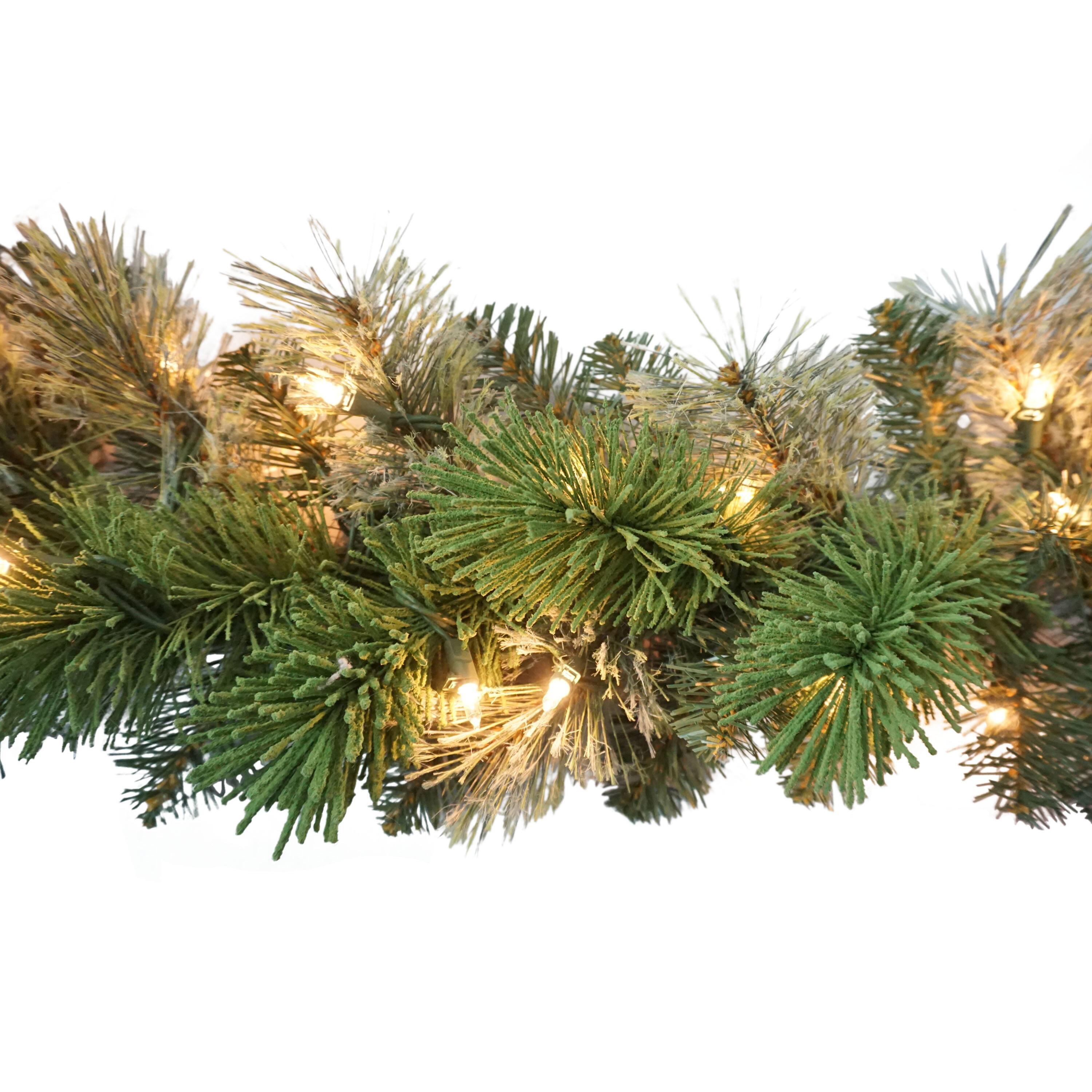 9ft. Pre-Lit Oklahoma Pine Artificial Garland