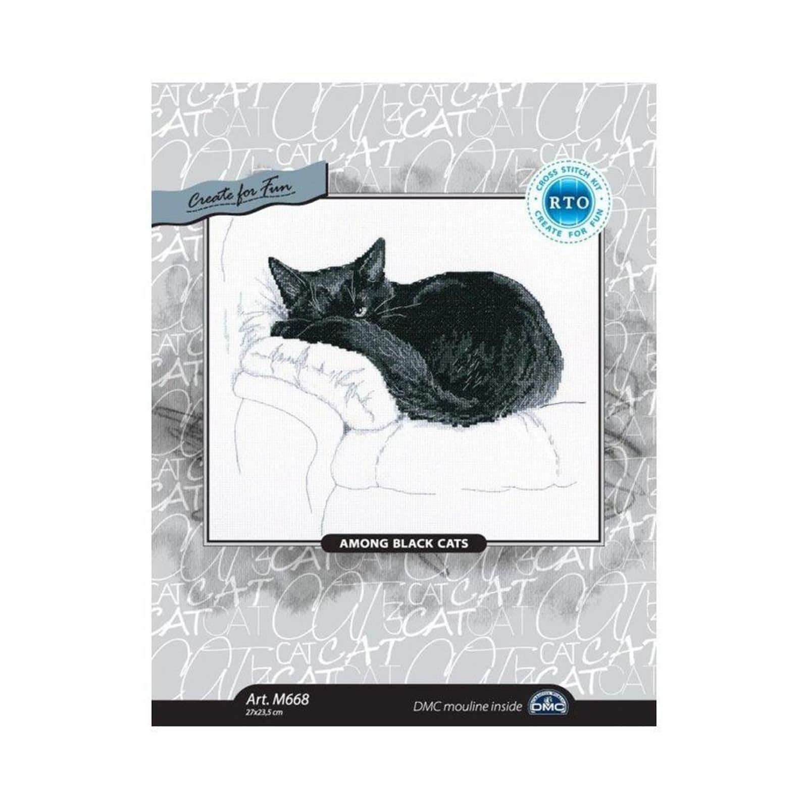 RTO Among Black Cats M668 Cross Stitch Kit