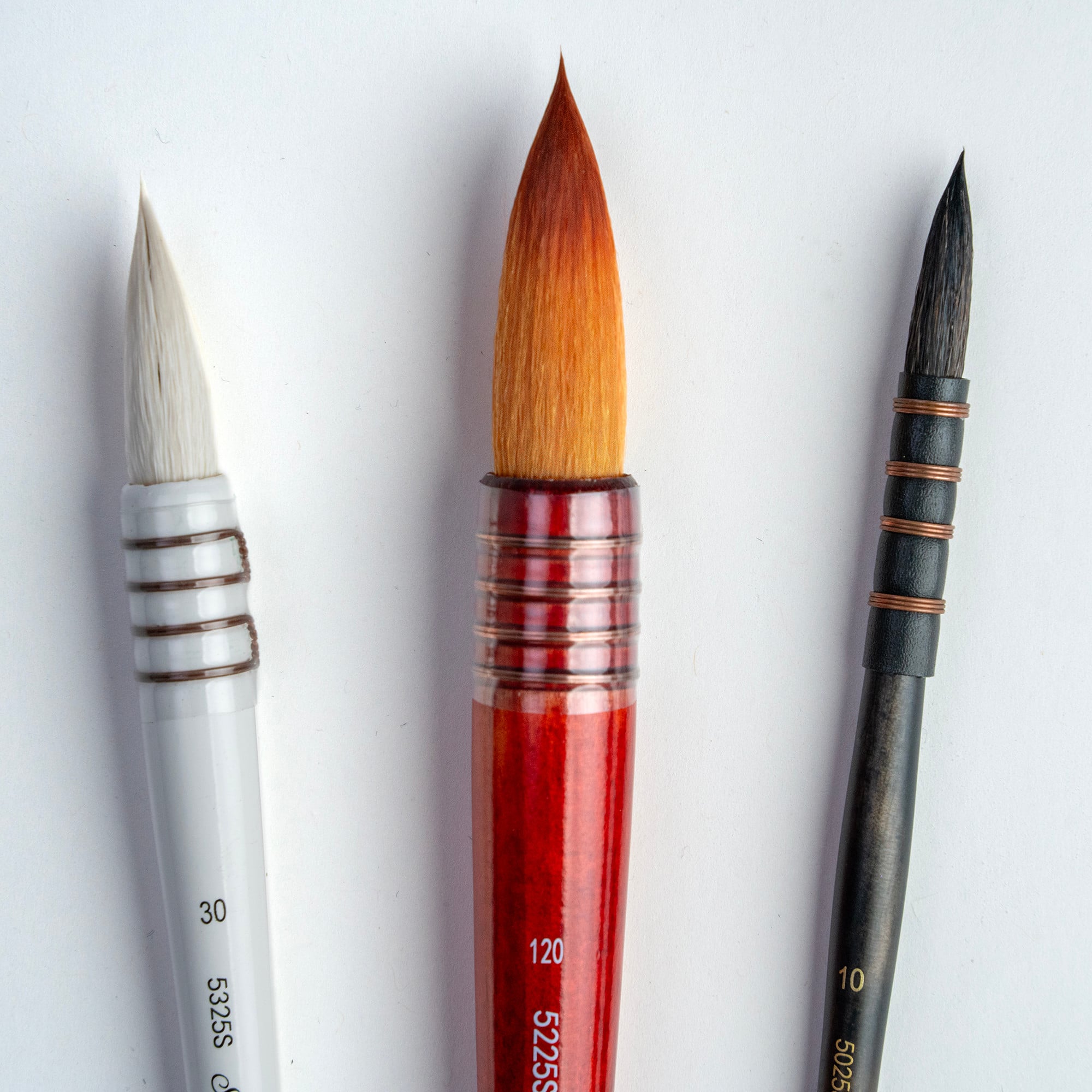 Silver Brush Limited Atelier Quill™ 3 Piece Round Brush Set