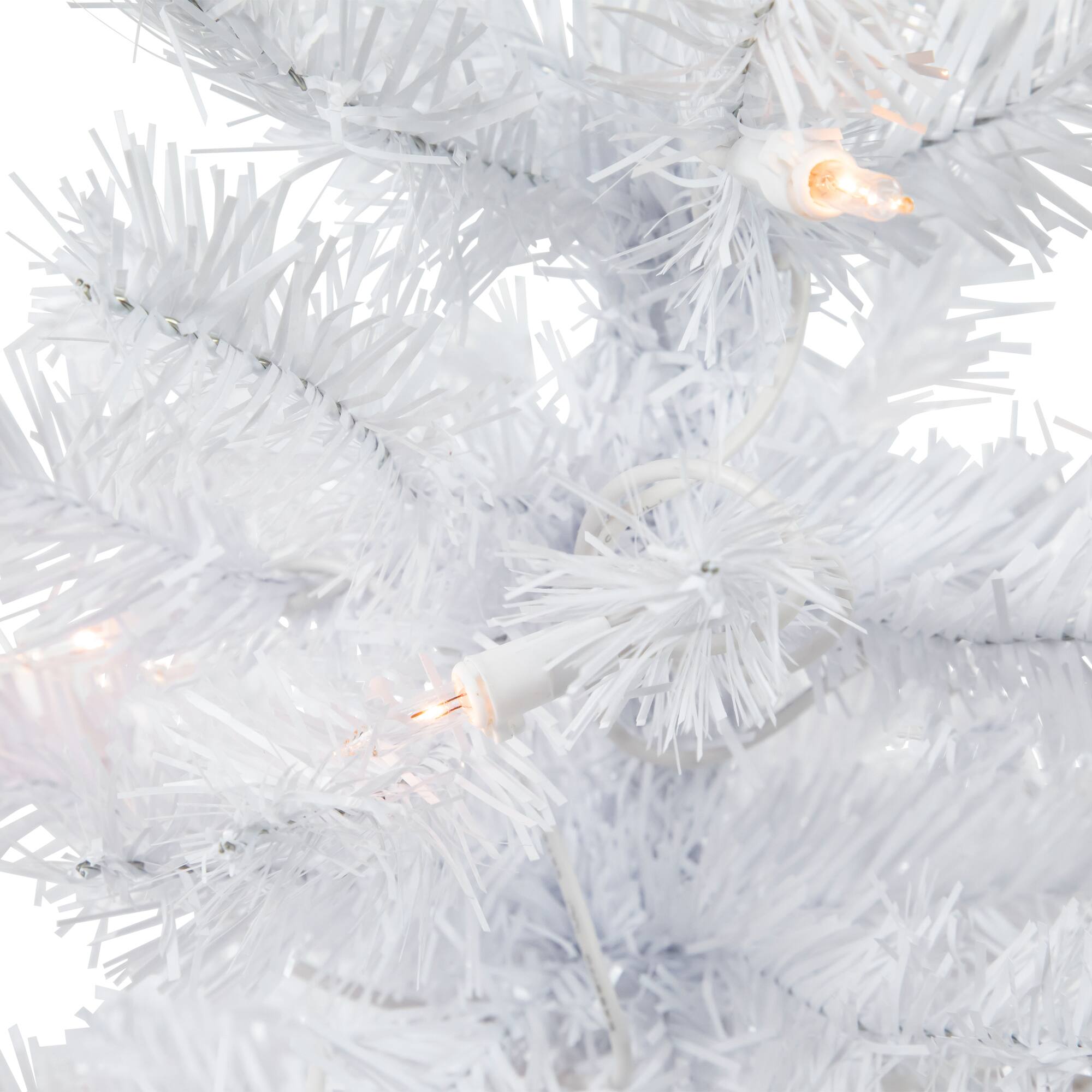 2ft. Pre-Lit Woodbury White Pine Artificial Christmas Tree, Clear Lights