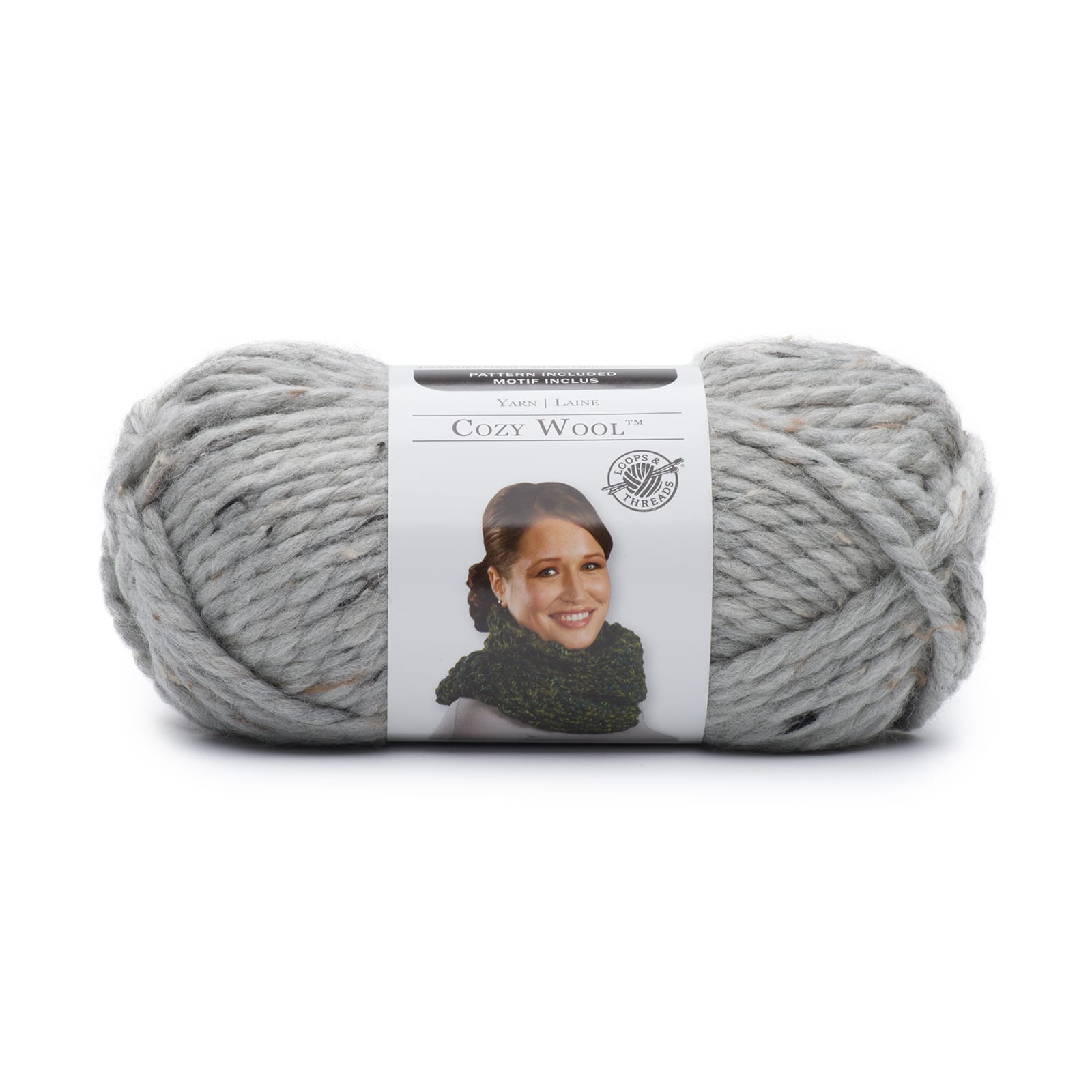 Laine tweed calcaire Douillette de Loops & Threads