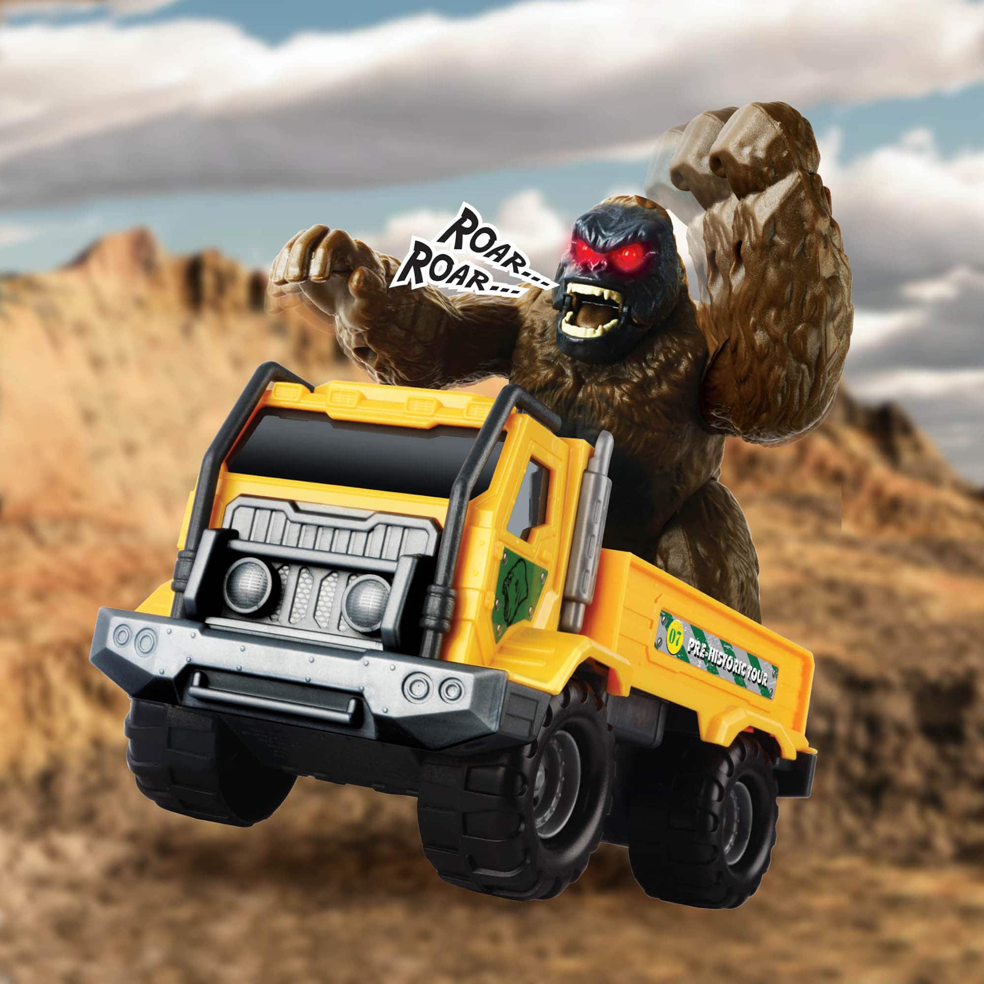 Red Box Toy Light & Sound 7" Gorilla Transporter