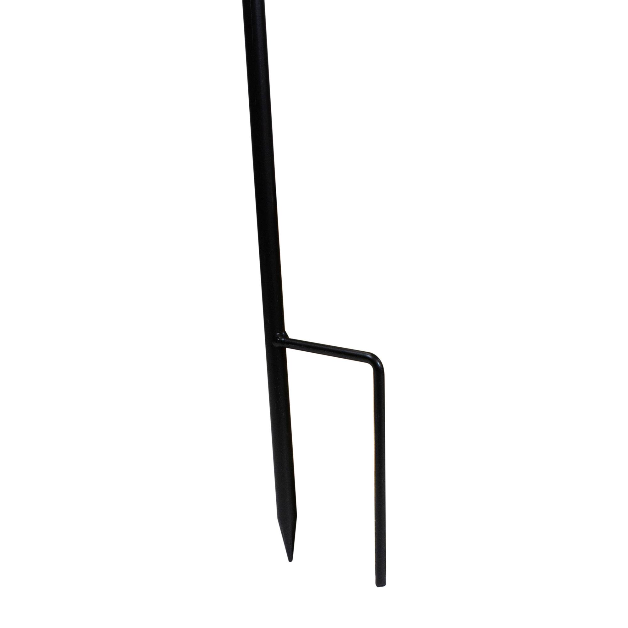 36" Black Metal Shepherd's Hook Garden Stake