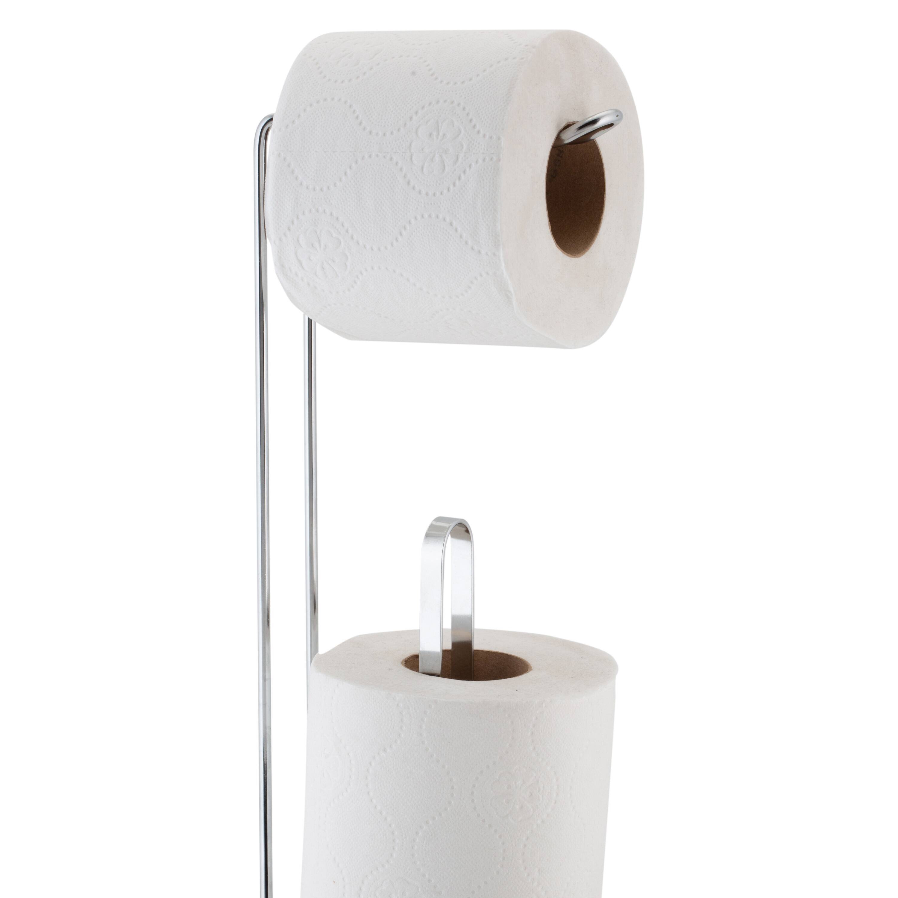 Bath Bliss Chrome Toilet Paper Reserve & Dispenser