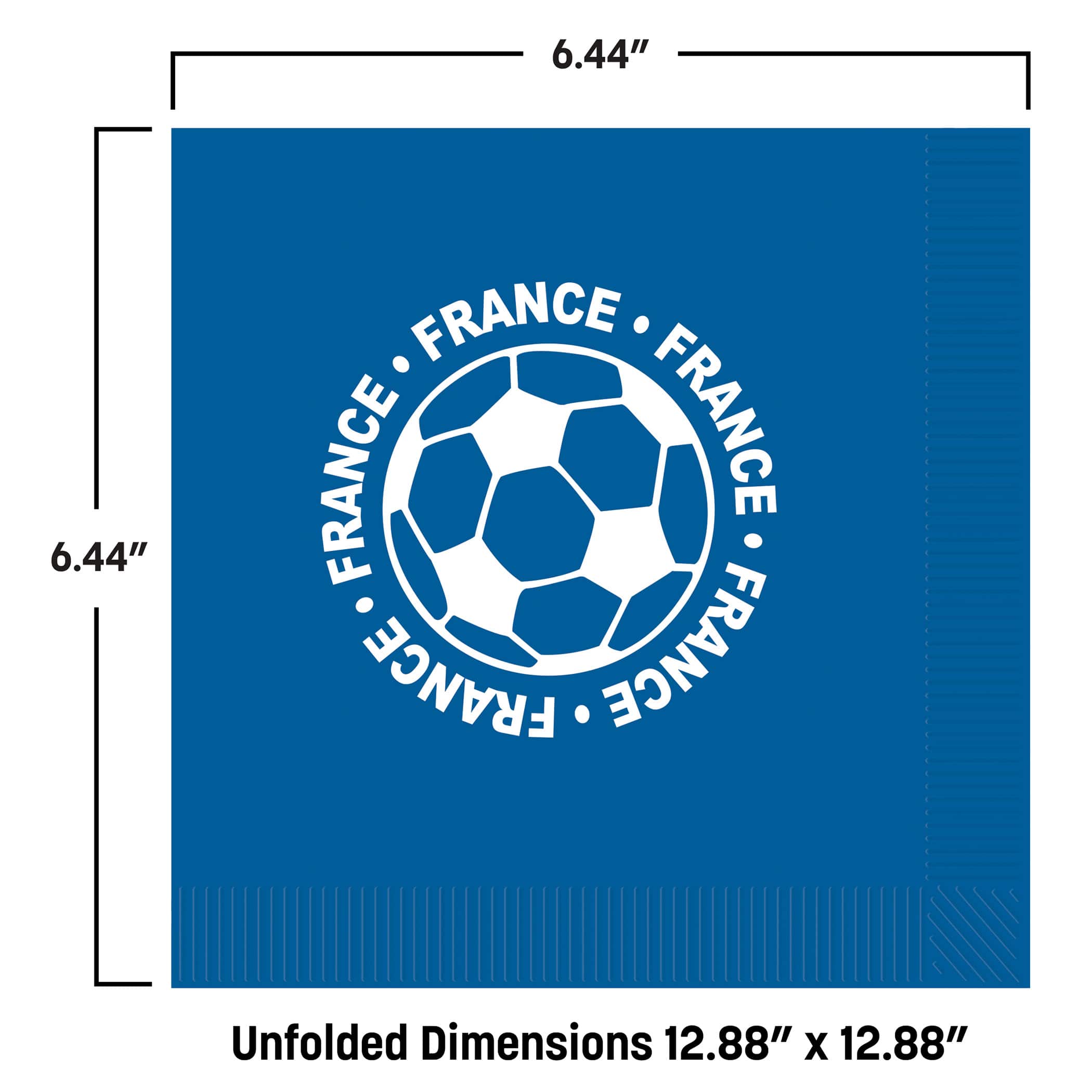 France Soccer Luncheon Napkins