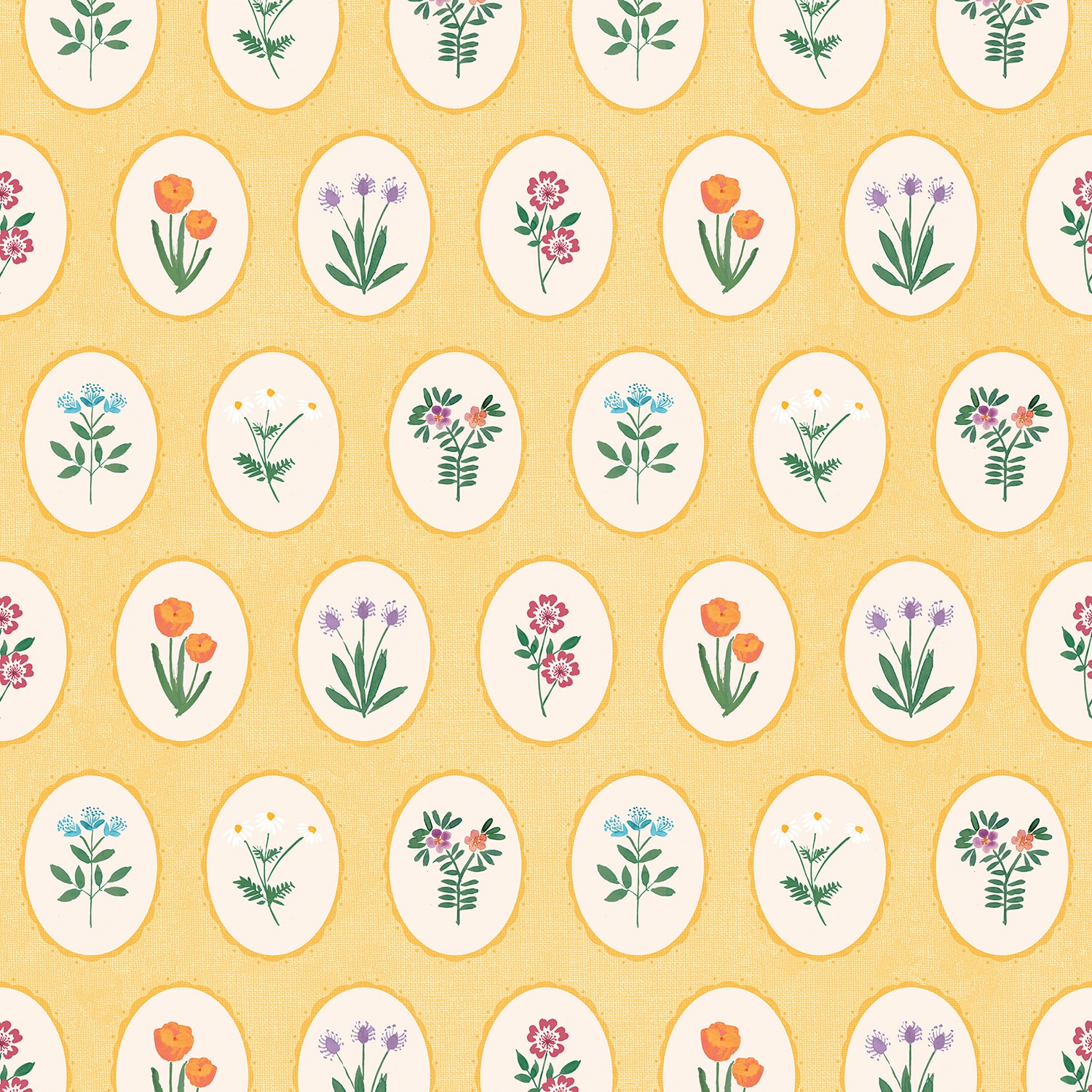 Designs Direct Heirloom Floral Medallions Peel & Stick Wallpaper