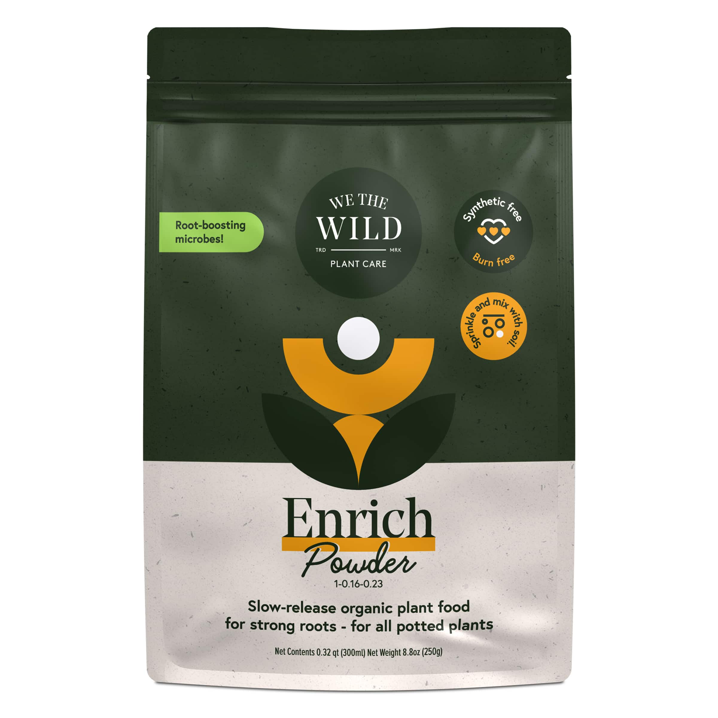 We The WIld™ 8.8oz. Enrich Powder Slow-Release Organic Soil Amendment & Plant Food for Houseplants