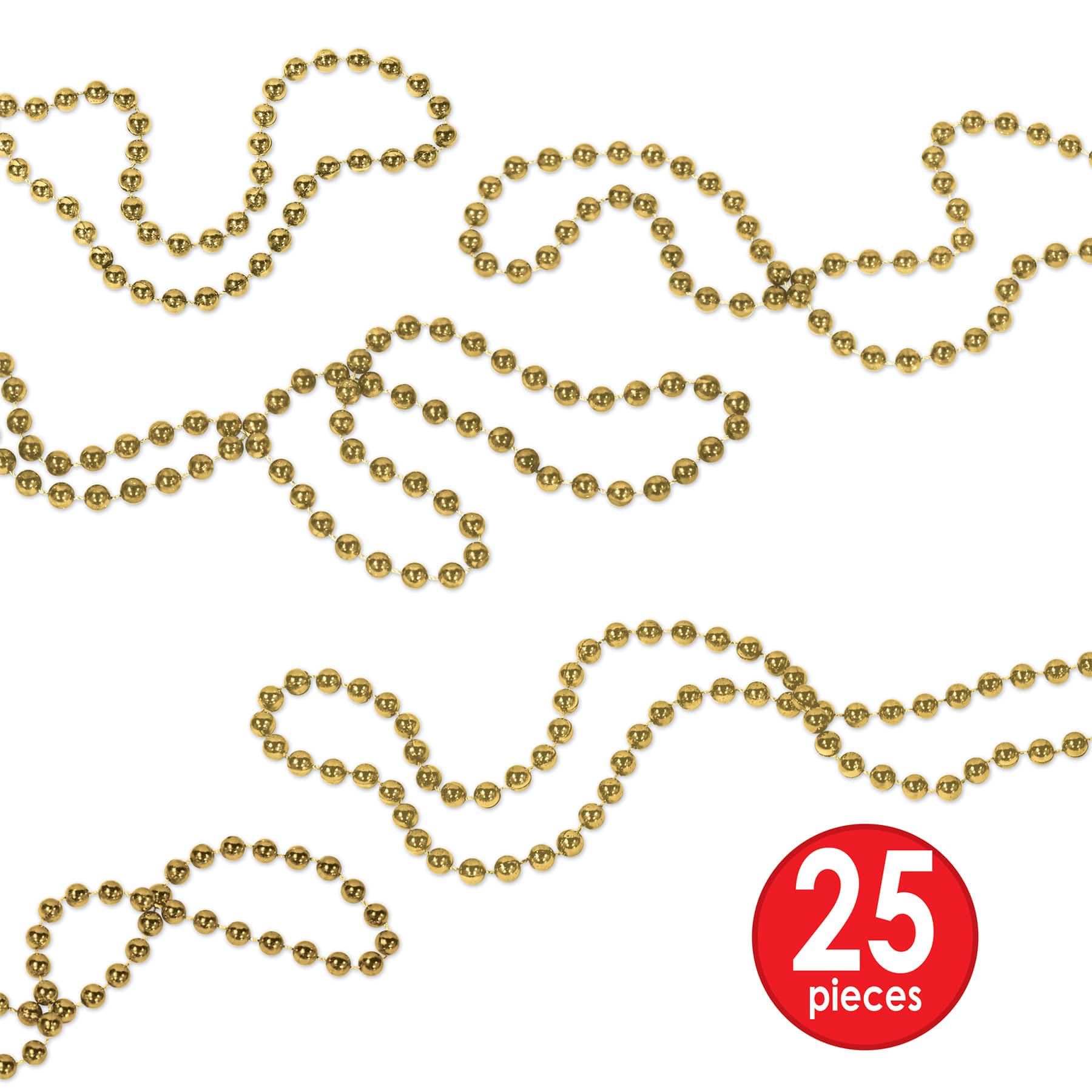 Beistle White & Gold New Year LA Swing Party Favor Kit for 50