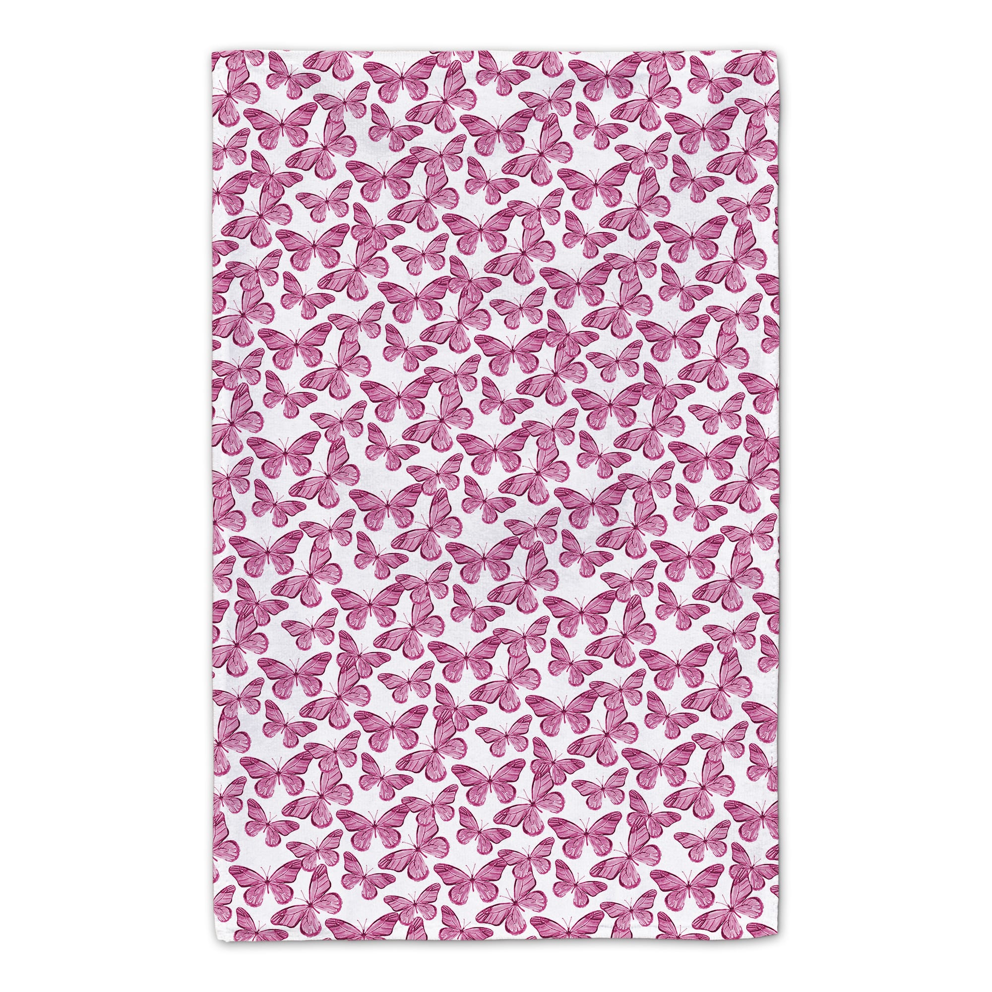 Cute Baby Goat Butterfly Flowers 16" x 25" Towel Set