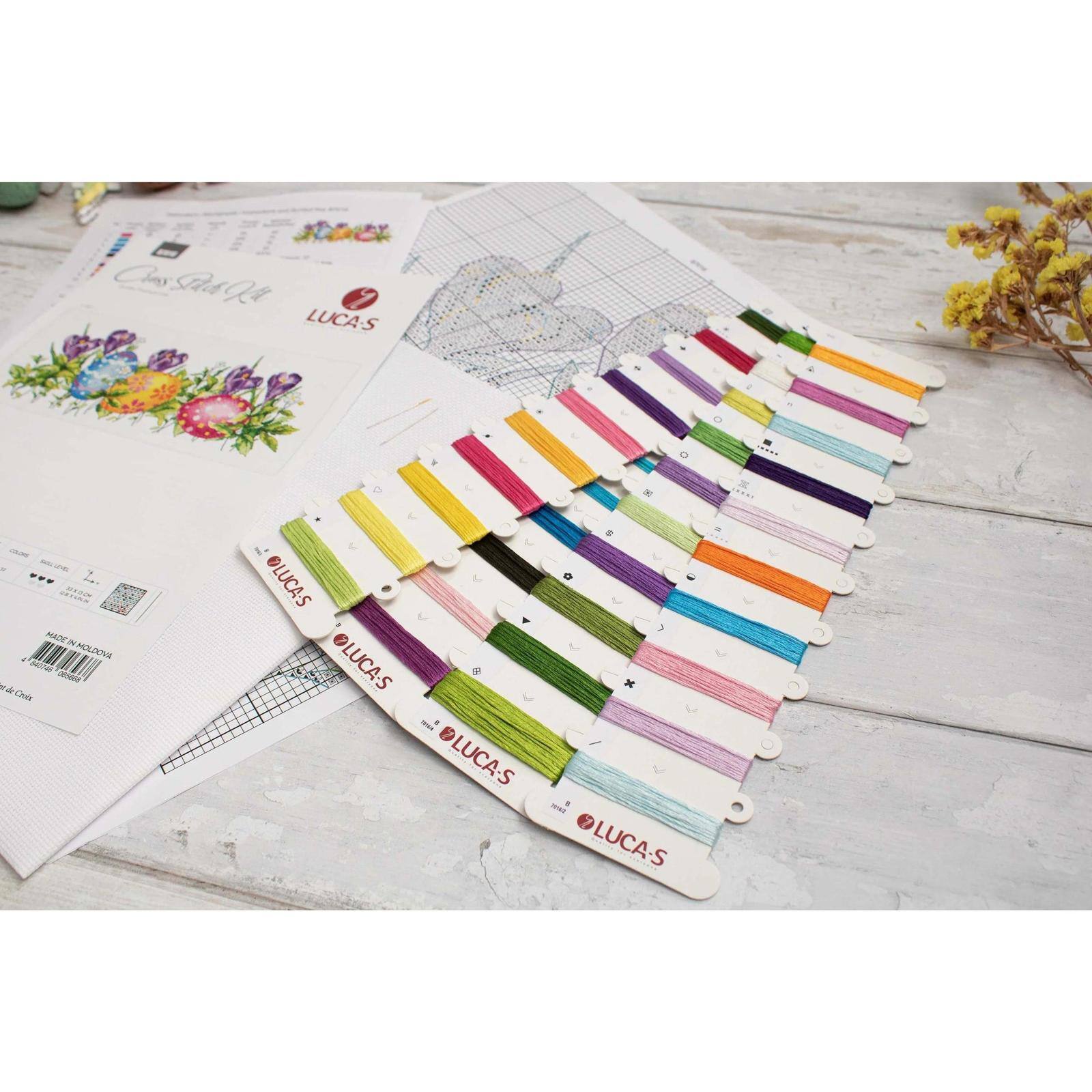 Luca-S Crocus Counted Cross Stitch Kit
