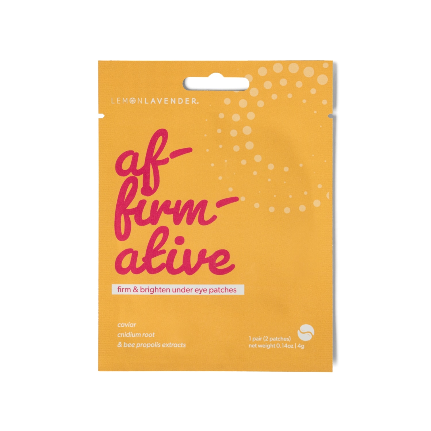 Lemon Lavender® Firm & Brighten Eye Candy Foil Under Eye Patches, 2ct.