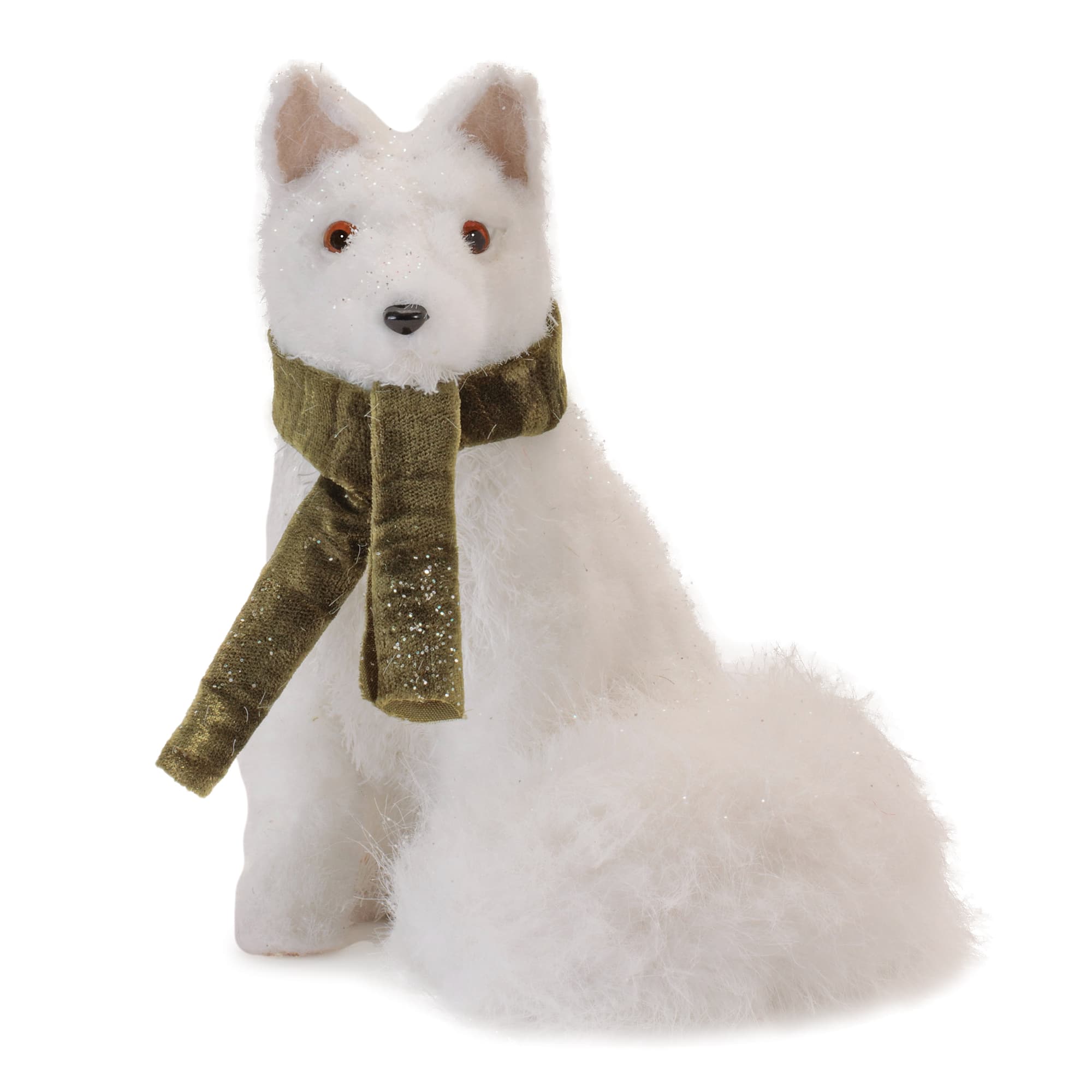 Melrose 7.75" Winter Fox with Scarf Plush Figurine