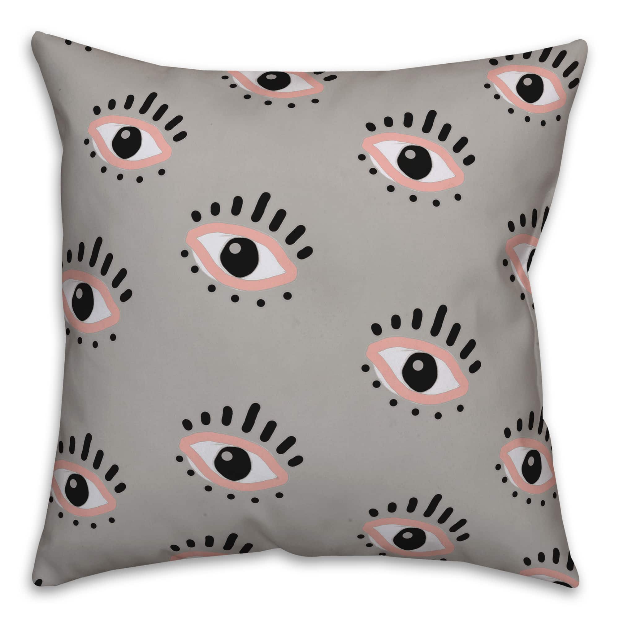 18" Looking Eyes Indoor/Outdoor Pillow