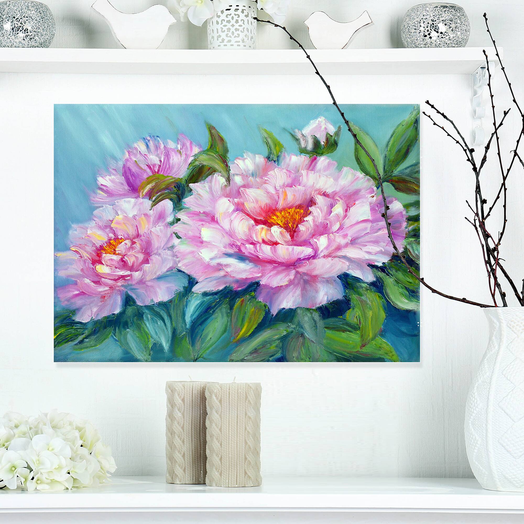 Designart - Pink Peonies