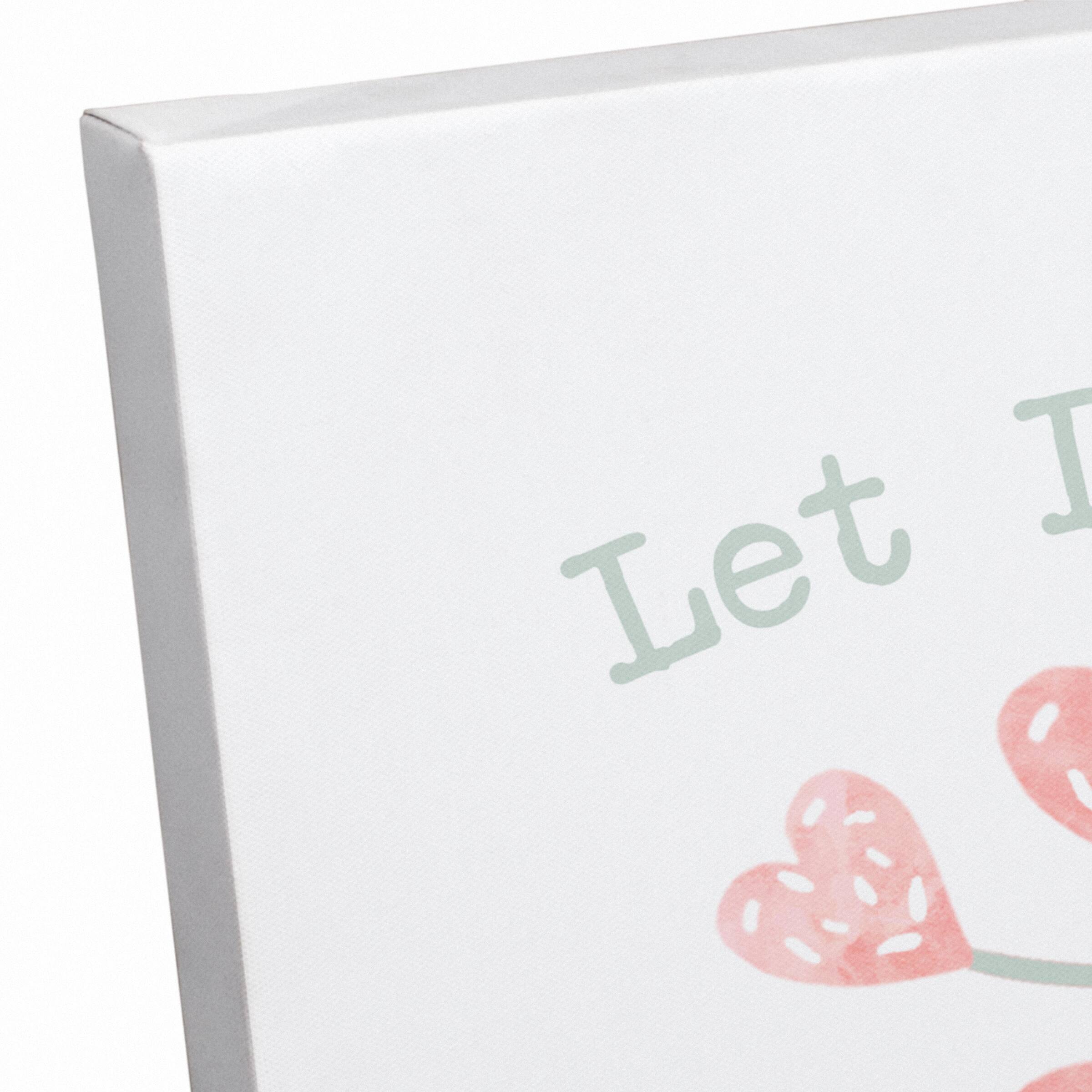 Let Love Grow Heart Branch 11" x 14" Canvas Wall Art