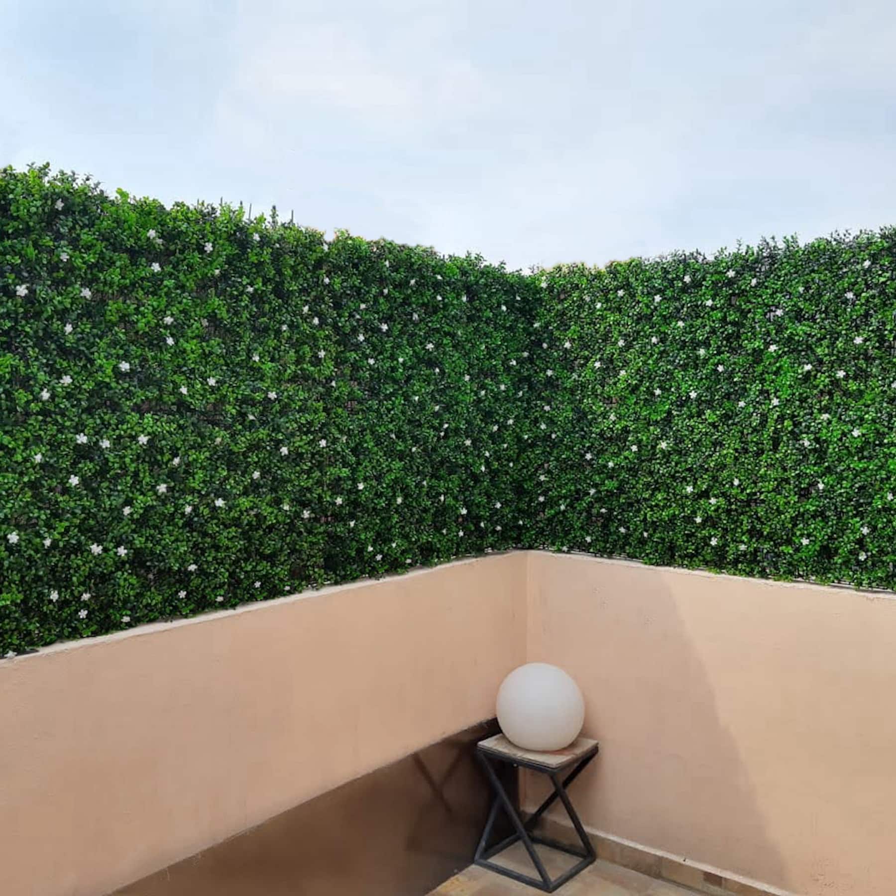 "Tulum" Artificial Foliage Plant Green Wall Panels, 4ct.