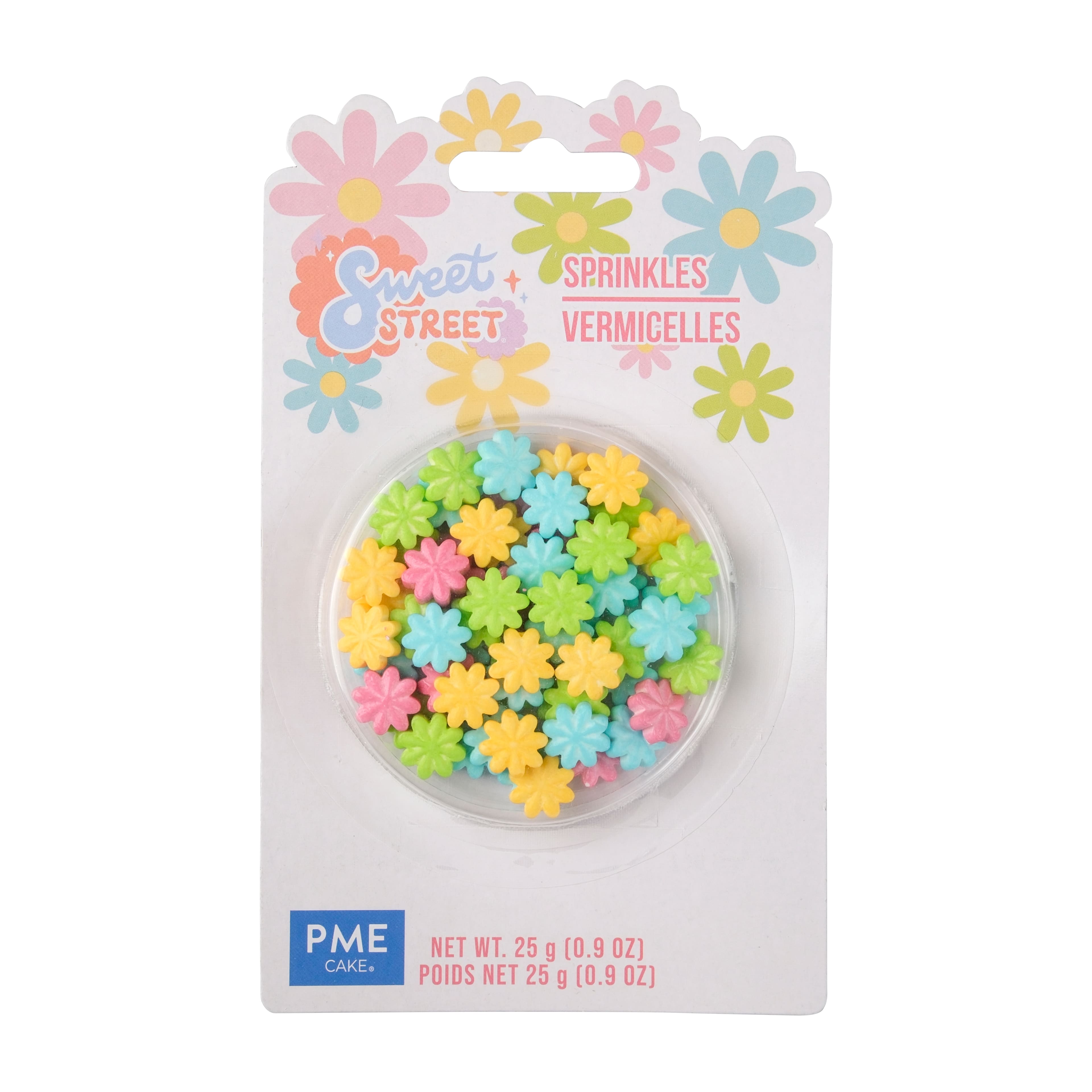 PME Cake Sweet Street® Multicoloured Flowers Sprinkles