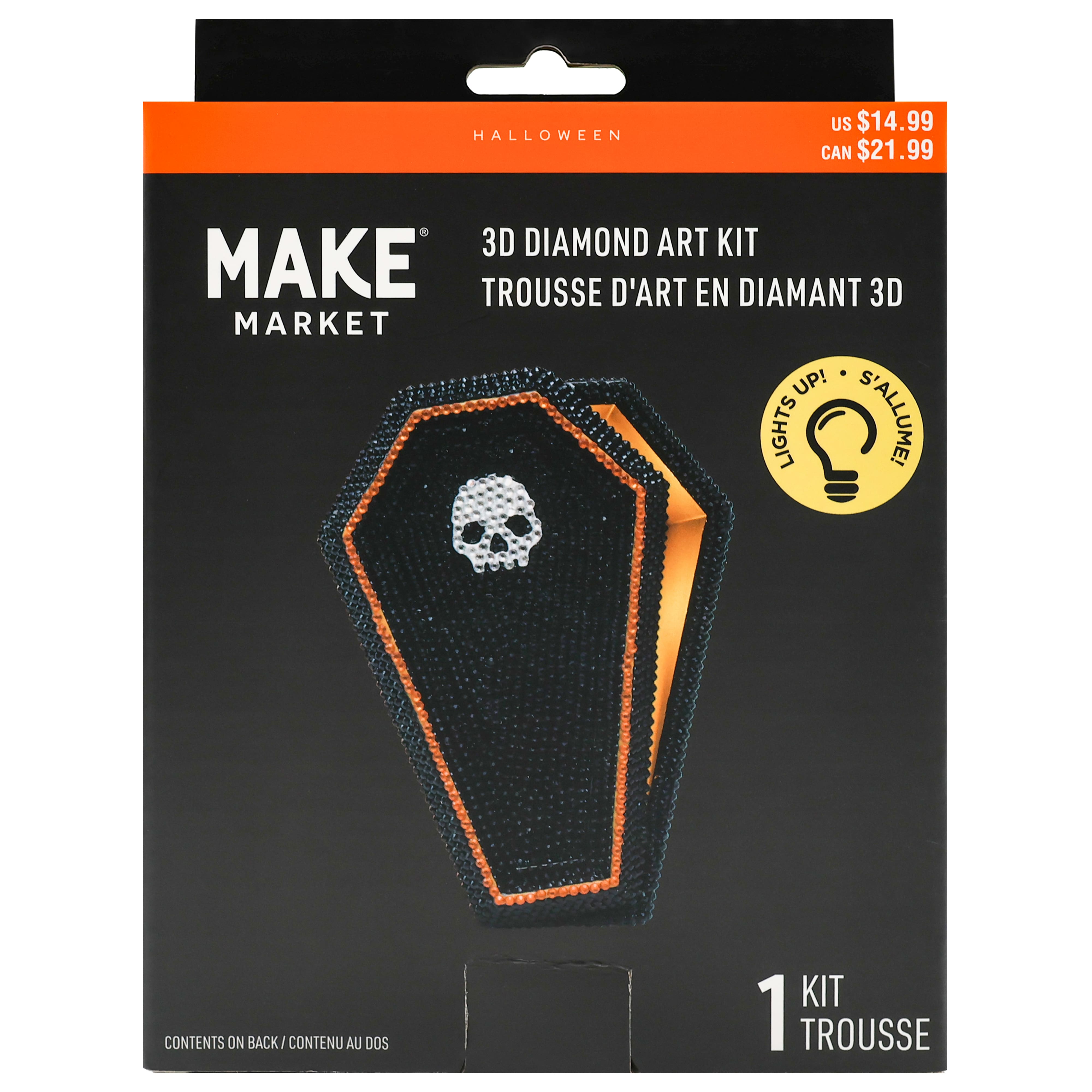 6" Coffin 3D LED Diamond Art Kit by Make Market®