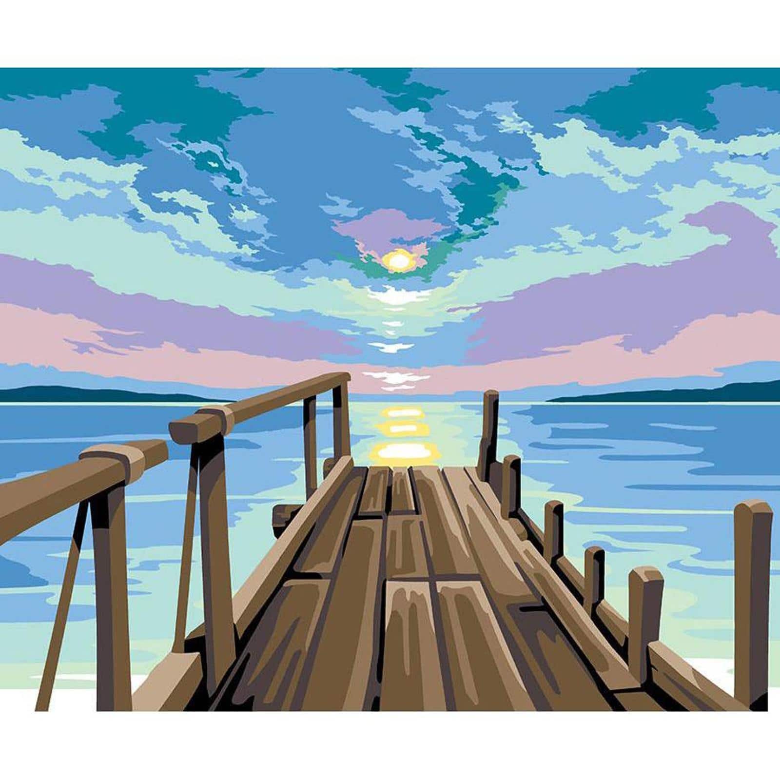 Gobelin At The End Of The World Printed Tapestry Canvas