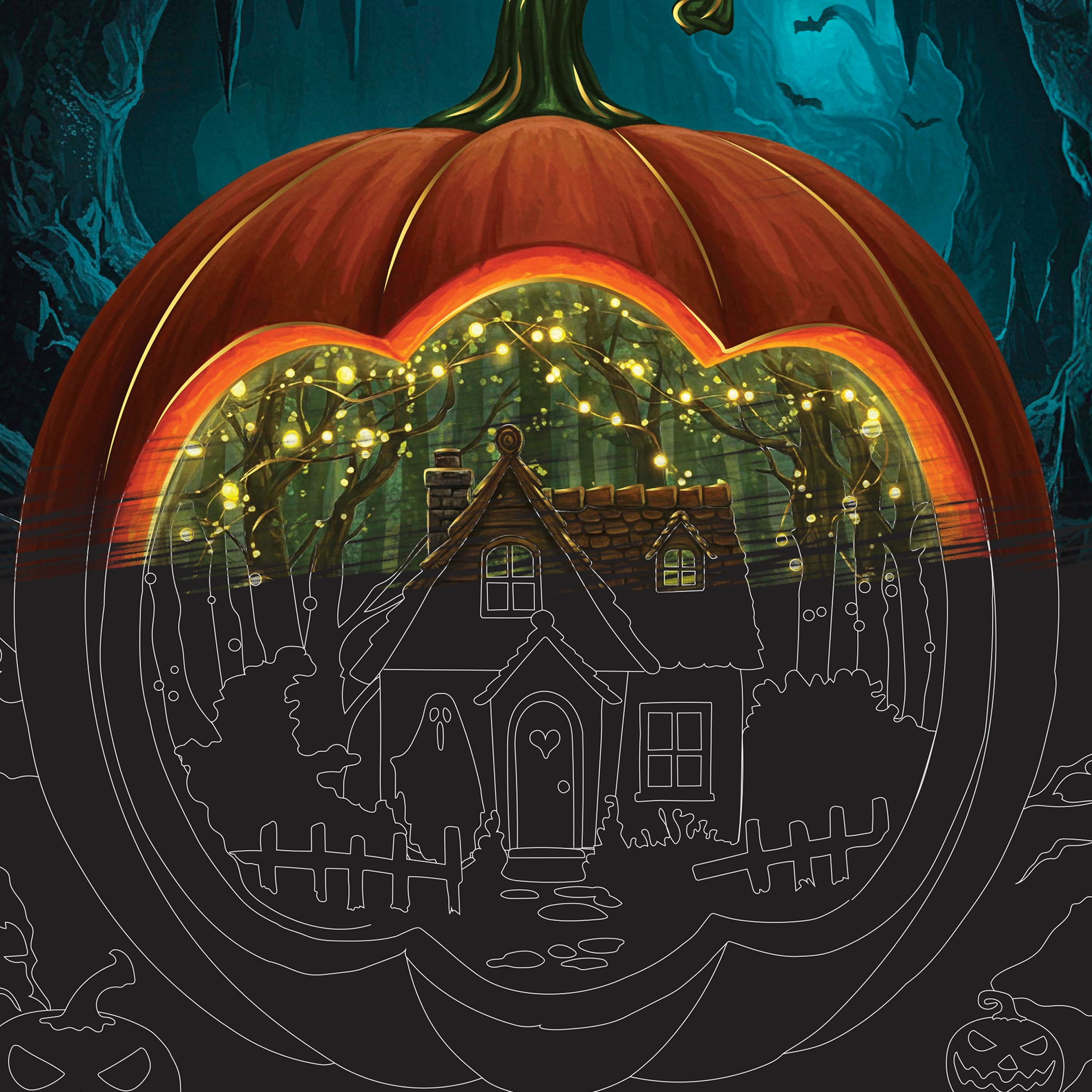 Brea Reese® 12" x 12" Jack-O'-Scene Scratch Art Paper Pad