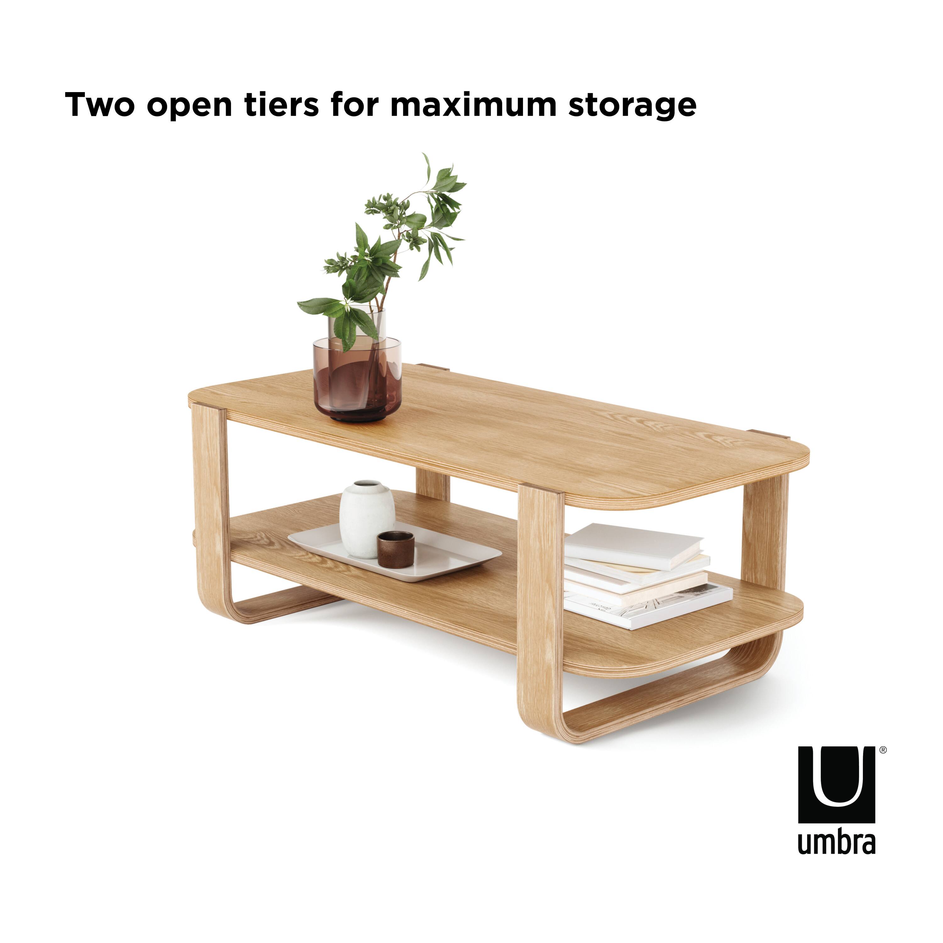 Umbra 43" x 16" Natural Bellwood Coffee Table