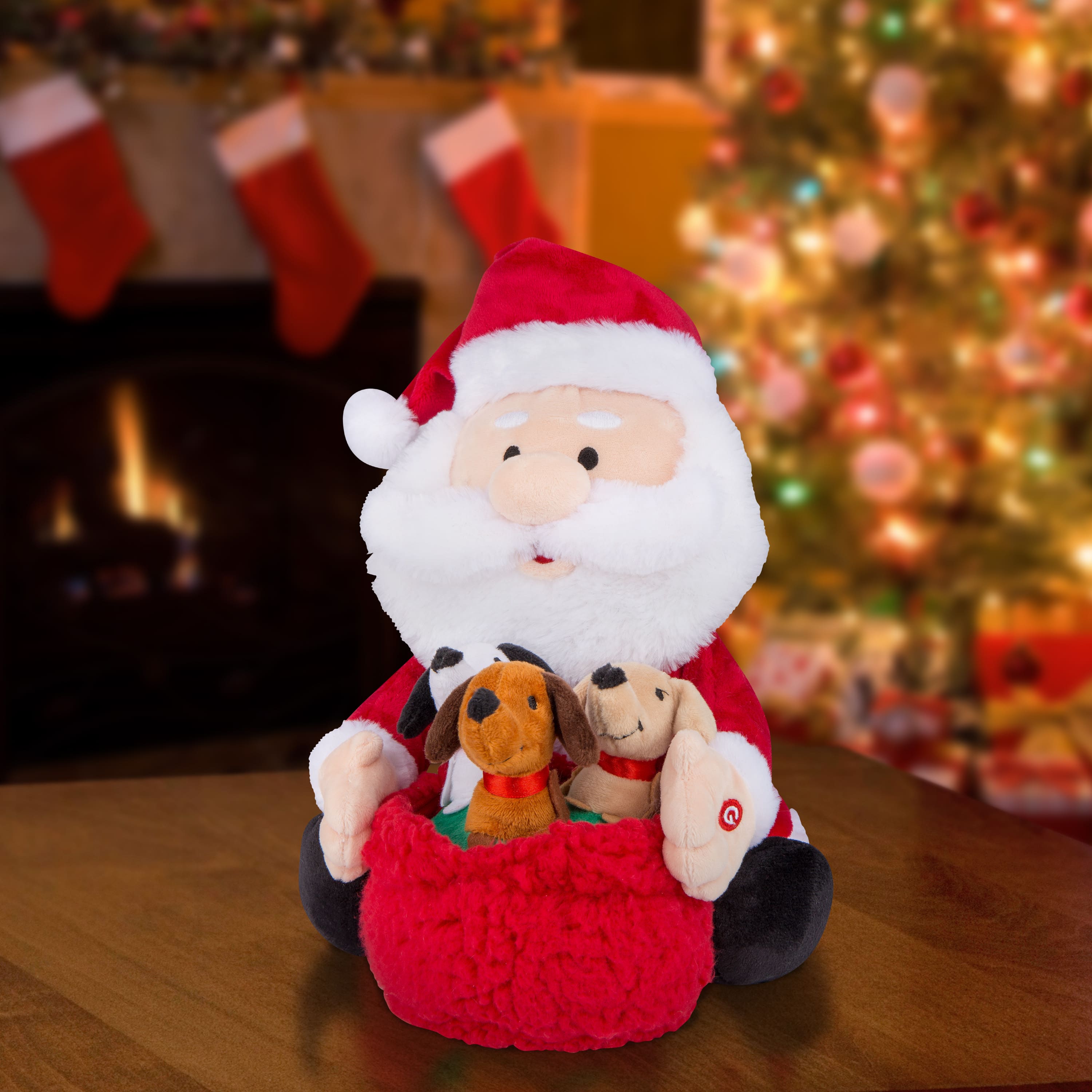 11" Santa Animated Plush by Ashland®