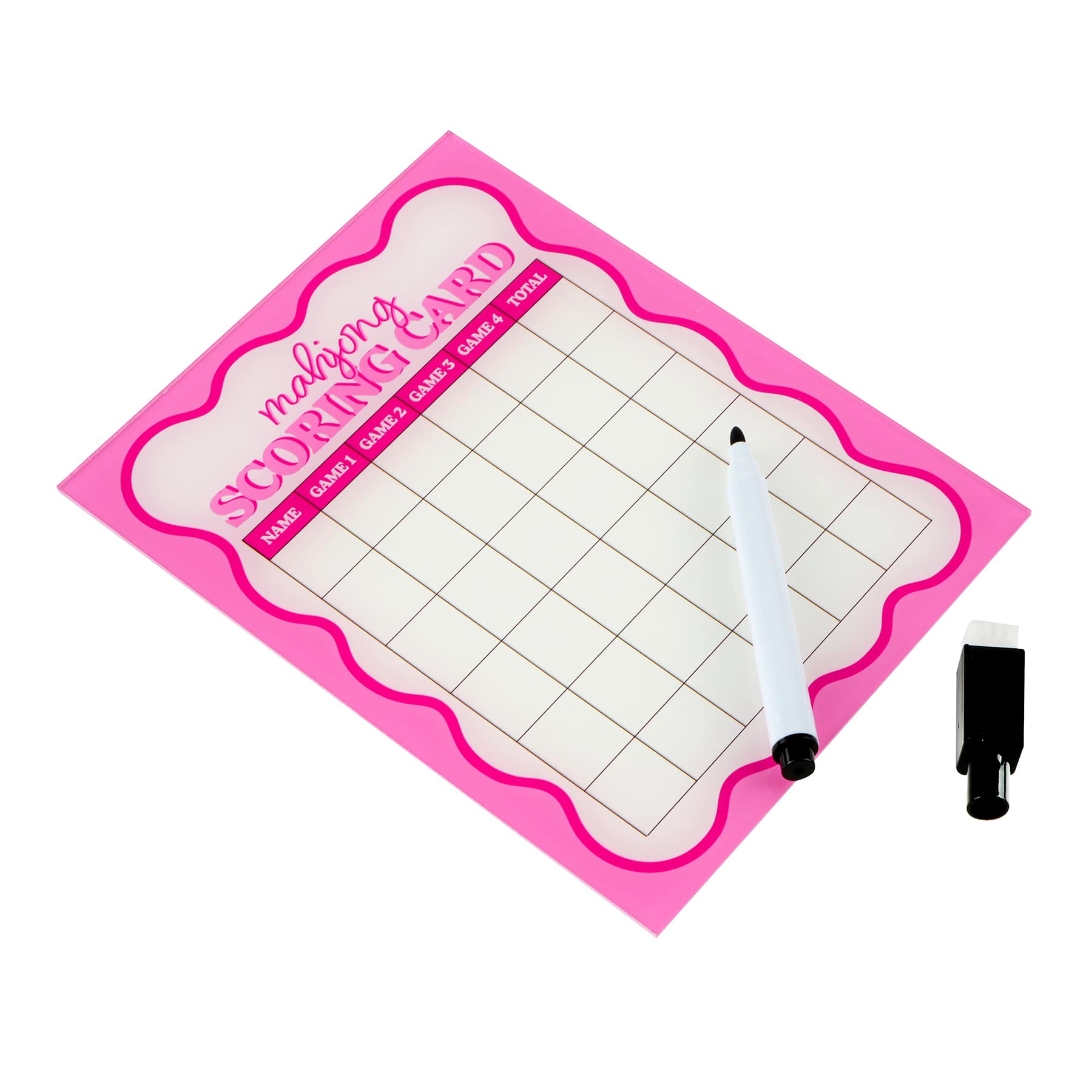 Mahjong Dry Erase Scorecard Set by Fab Finds