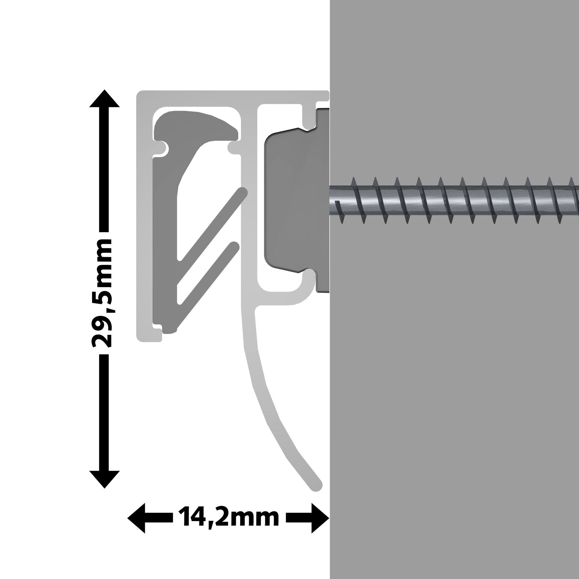 HangZ™ 20" Paper Hanging Rail