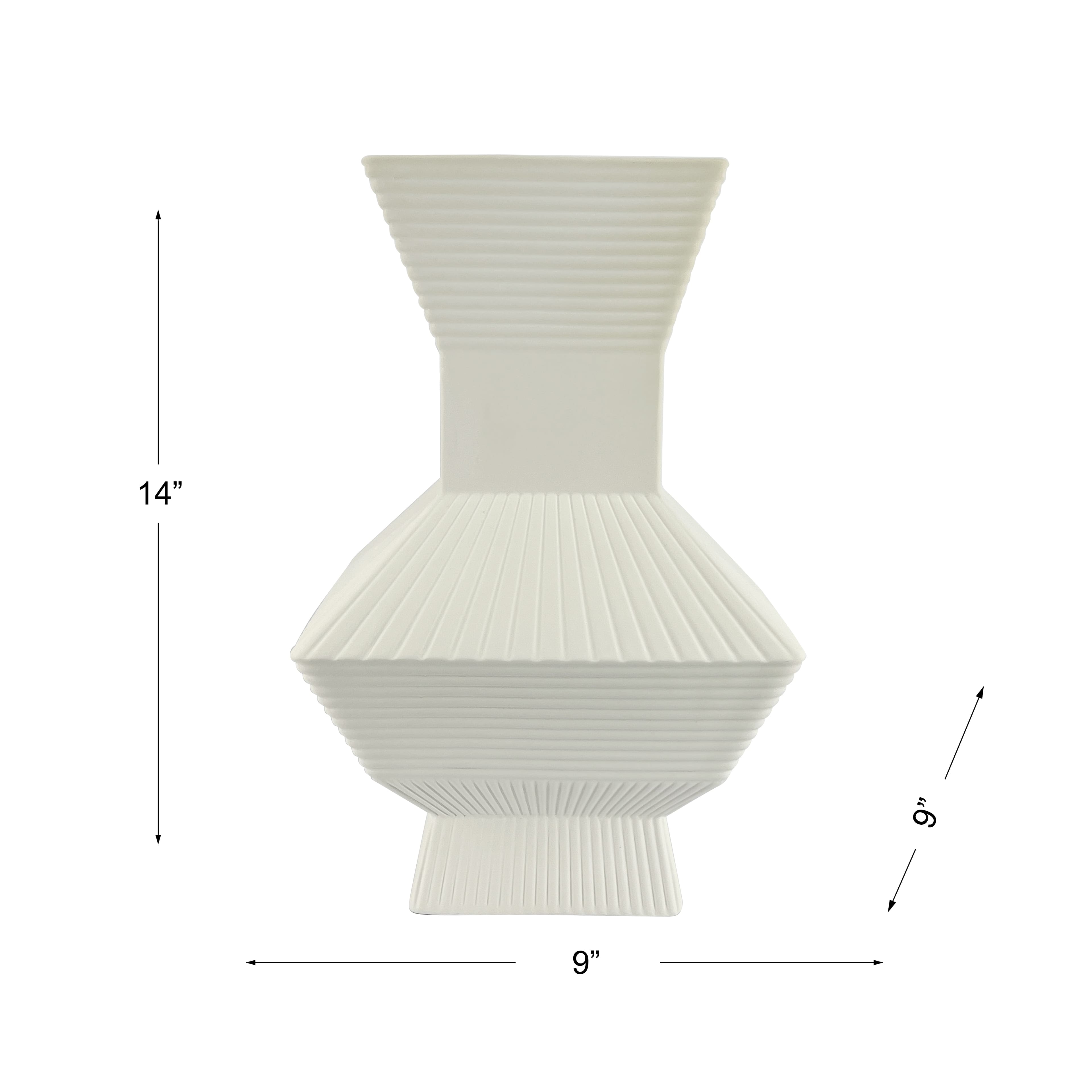 Jonathan Adler x Michaels 14" DIY Embossed Linear Ceramic Vase