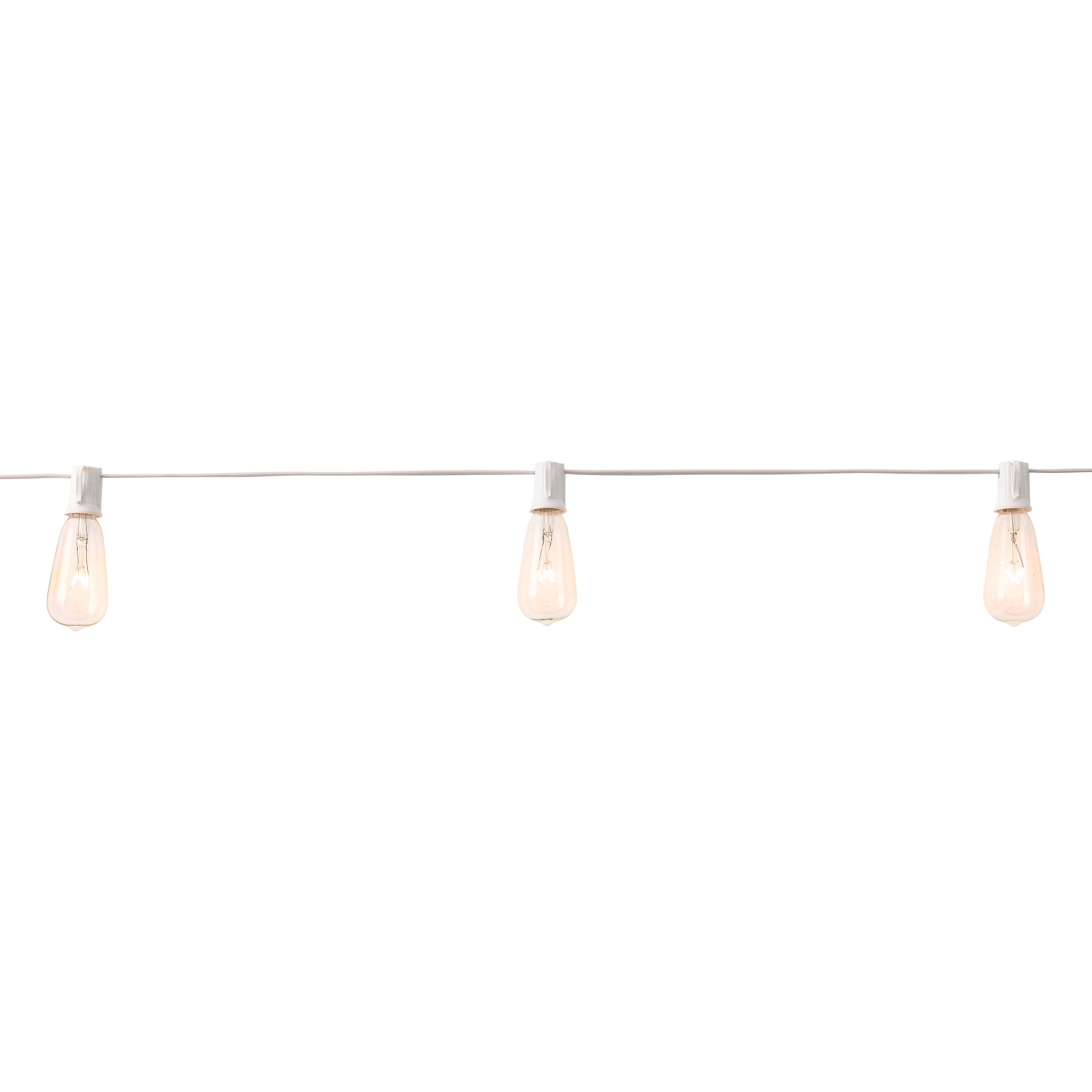 8 Pack: 10ct. Edison String Lights with White Cord by Ashland™