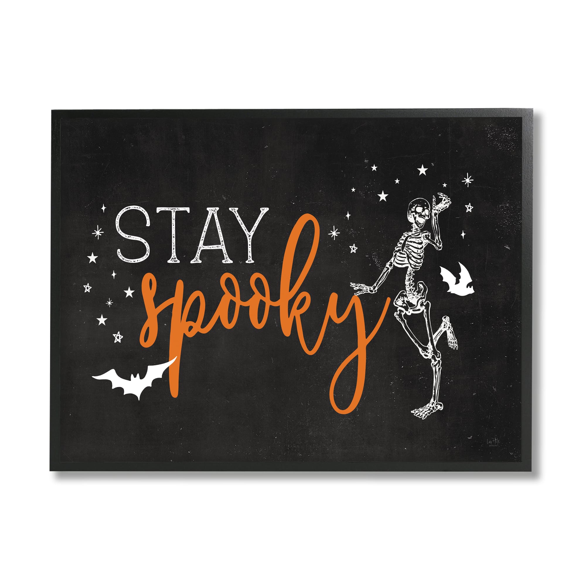 Stupell Industries Stay Spooky Skeleton Framed Giclee Art