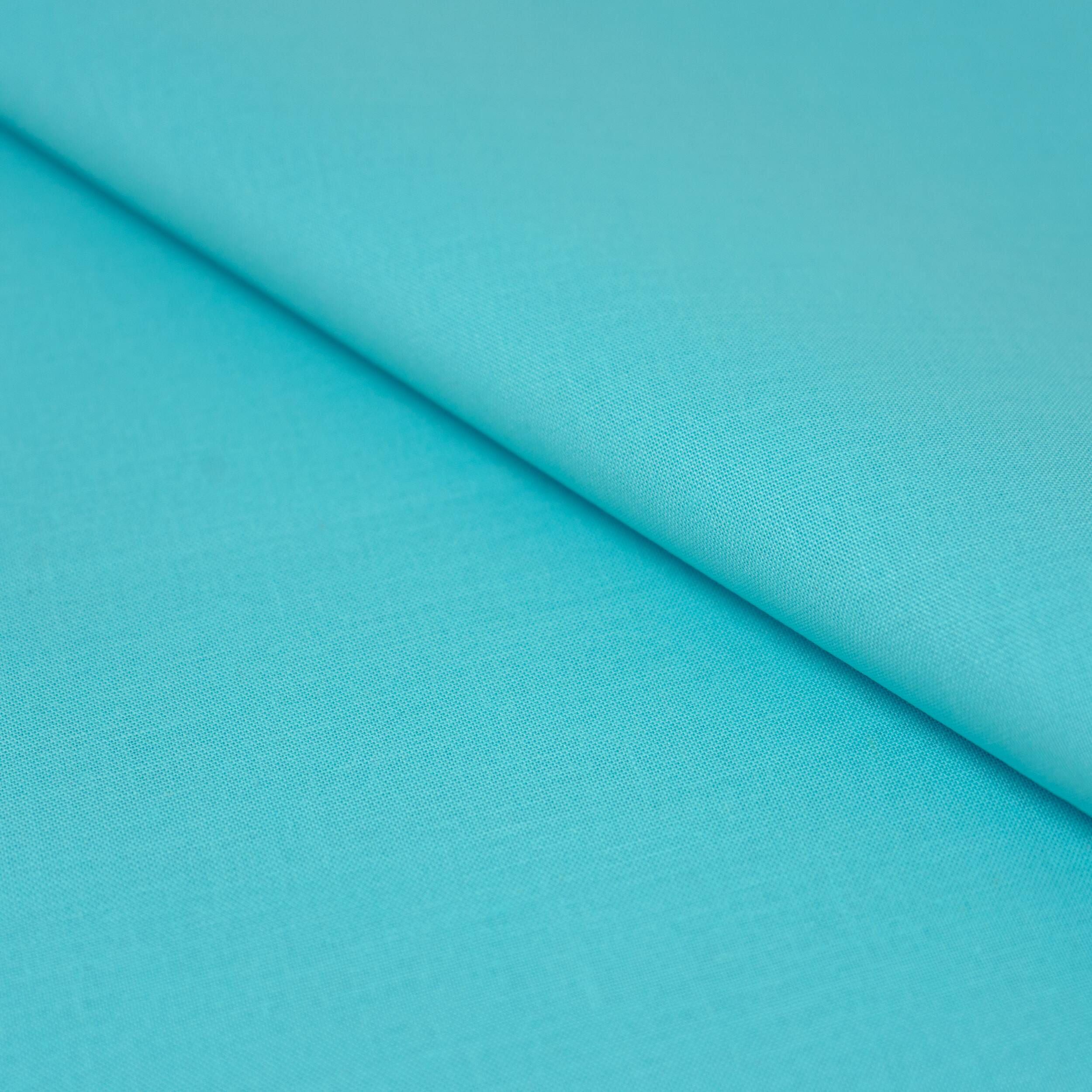 SINGER Solid Blue Cotton Fabric