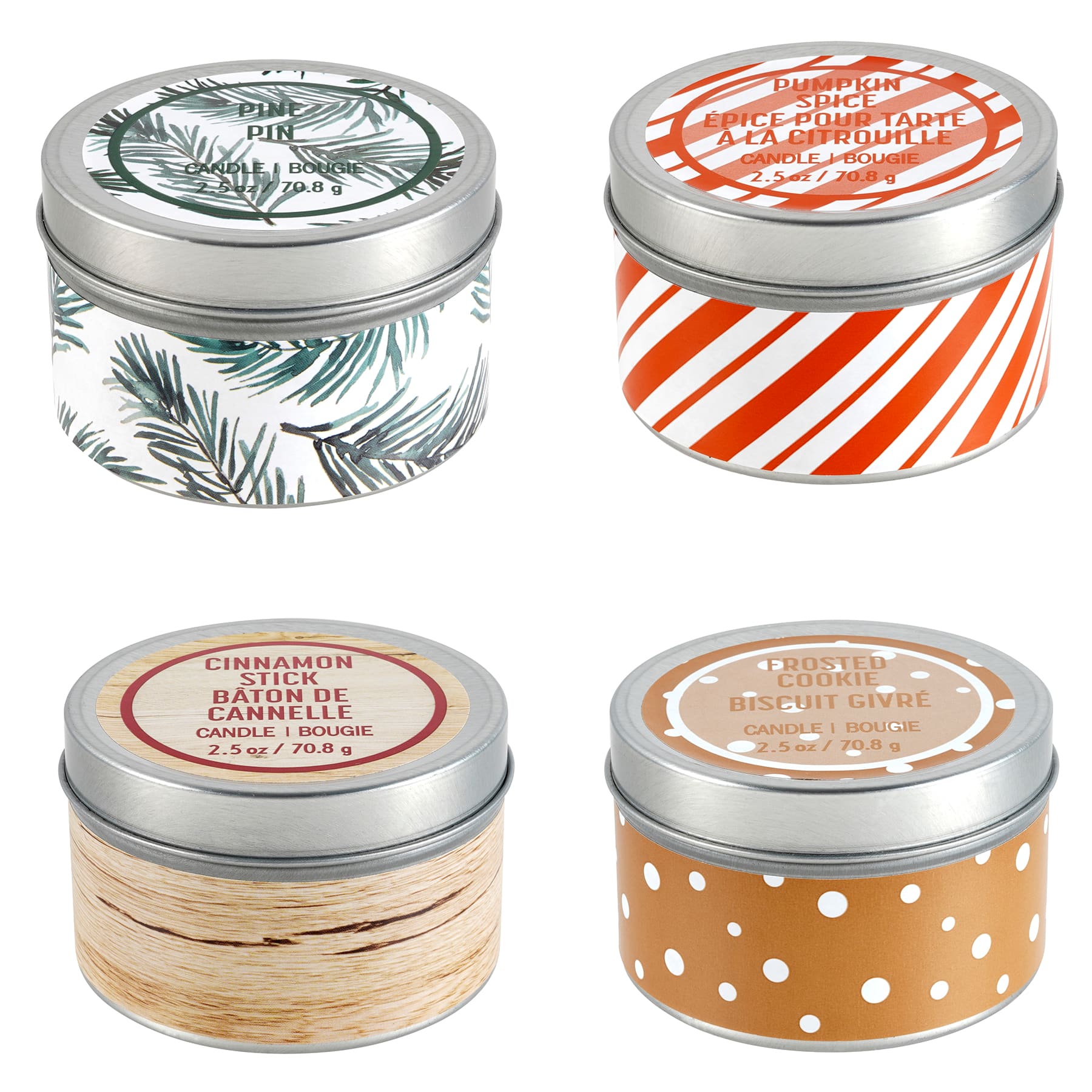 Assorted 2.5oz. Scented Candle in Tin Container by Ashland®