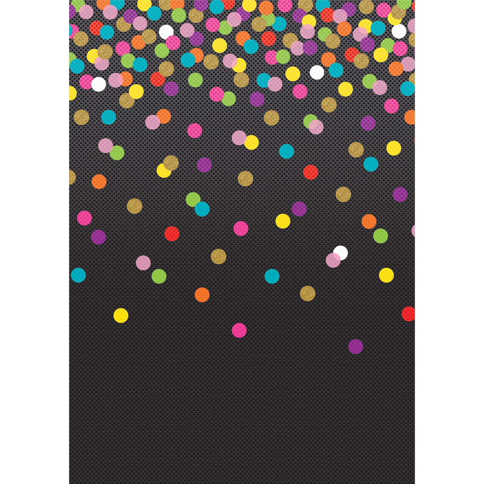 Teacher Created Resources Better Than Paper® Colorful Confetti on Black Bulletin Board Roll, 4ct.