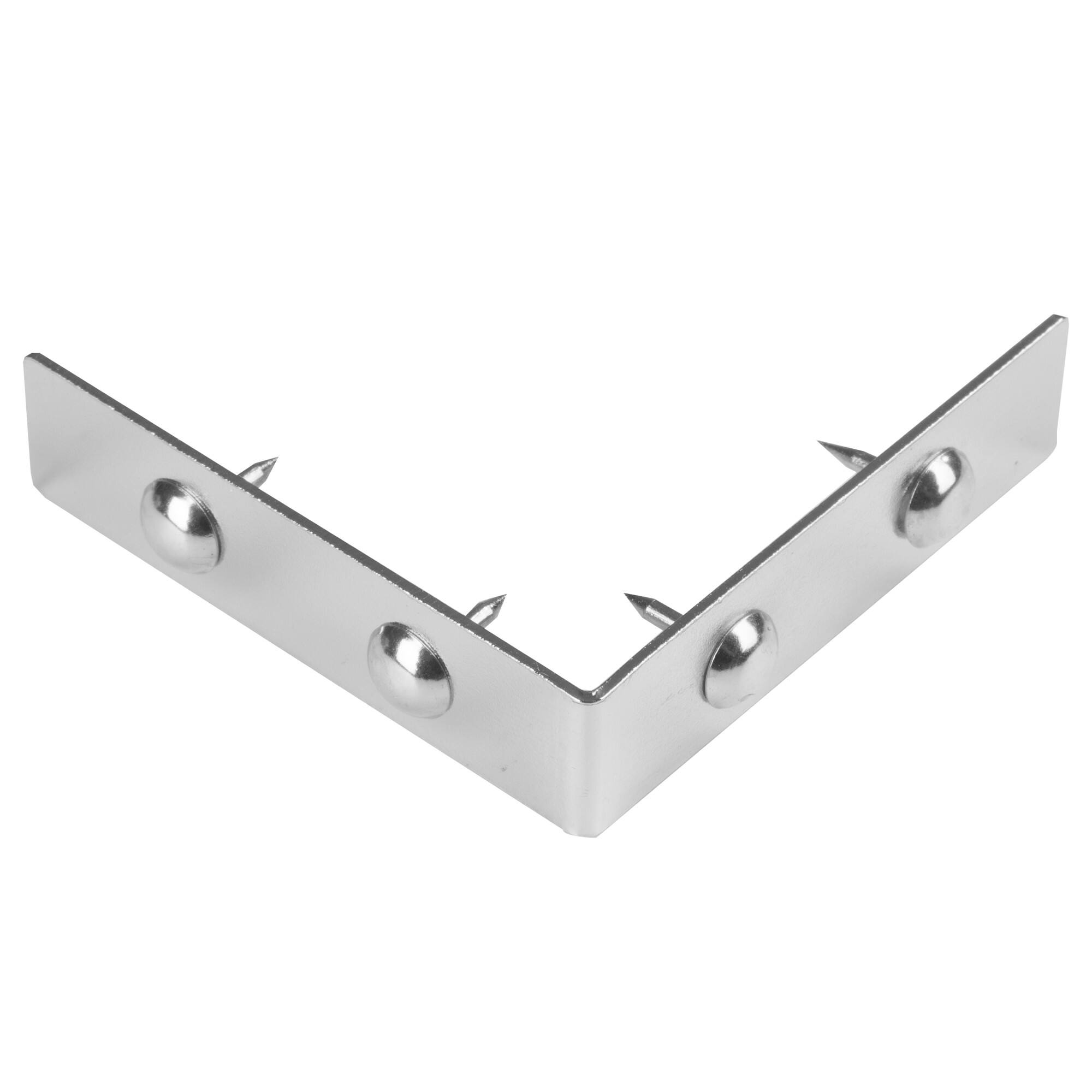 Dritz® Home Nickel Small Campaign Textured Right Angles, 4ct.