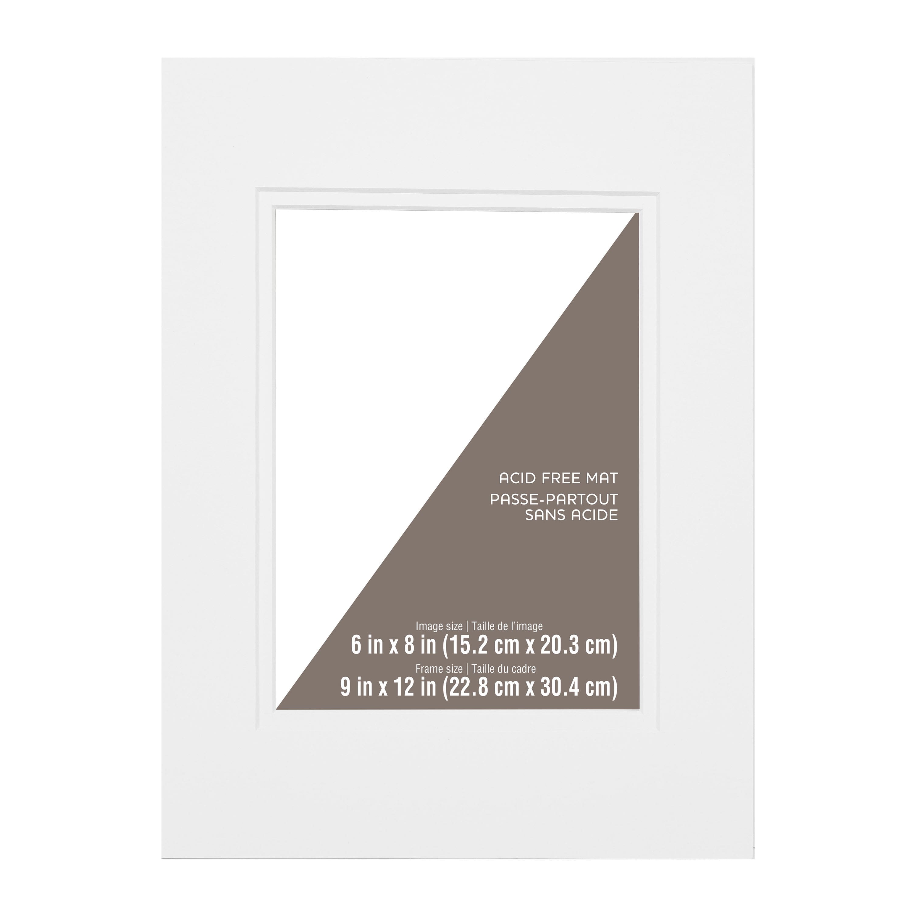 9" x 12" Double Mat By Studio Décor®, 6" x 8" Opening