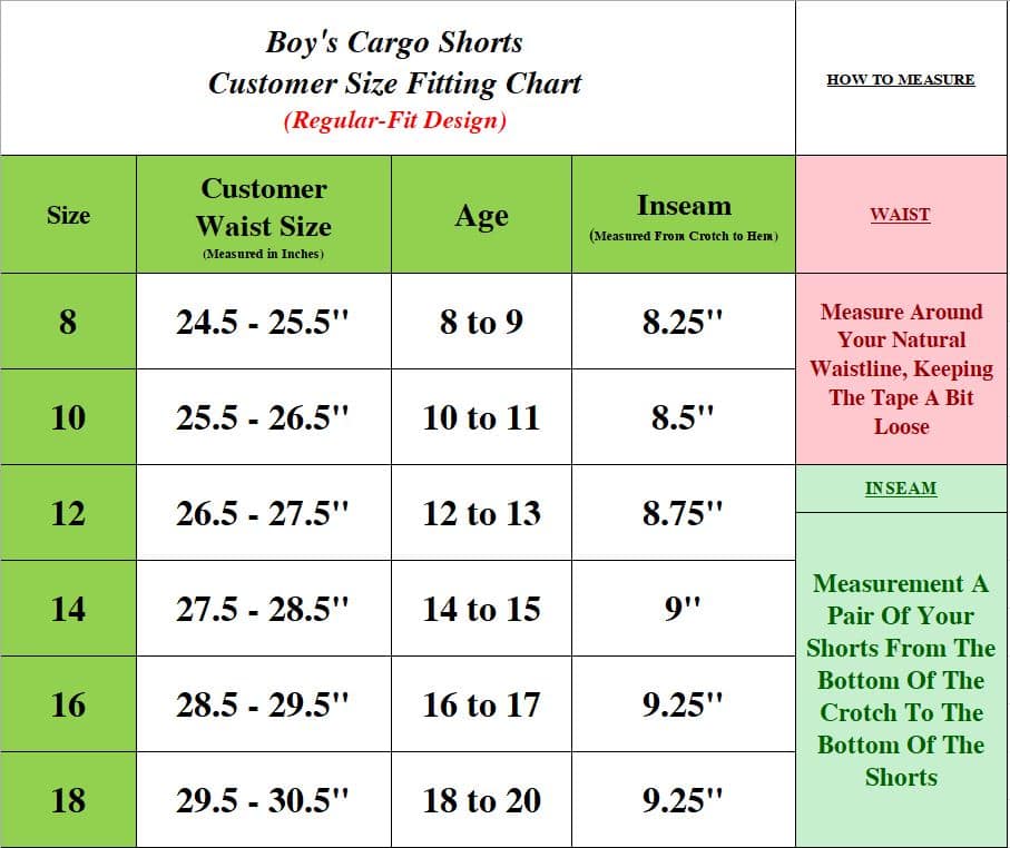 Galaxy by Harvic Boy's Stretch Cotton Cargo Shorts