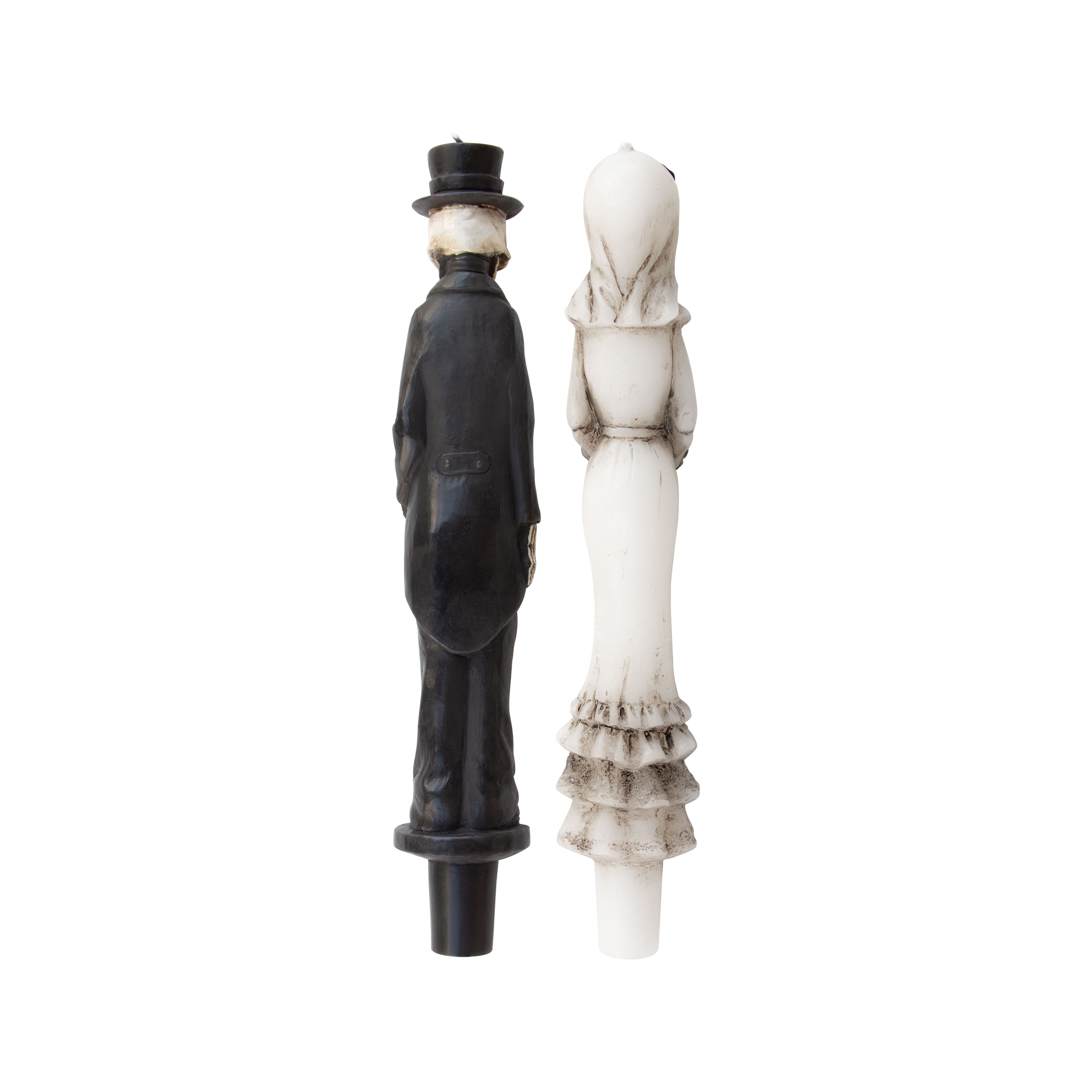10" Bride & Groom Unscented Taper Candle Set by Ashland®