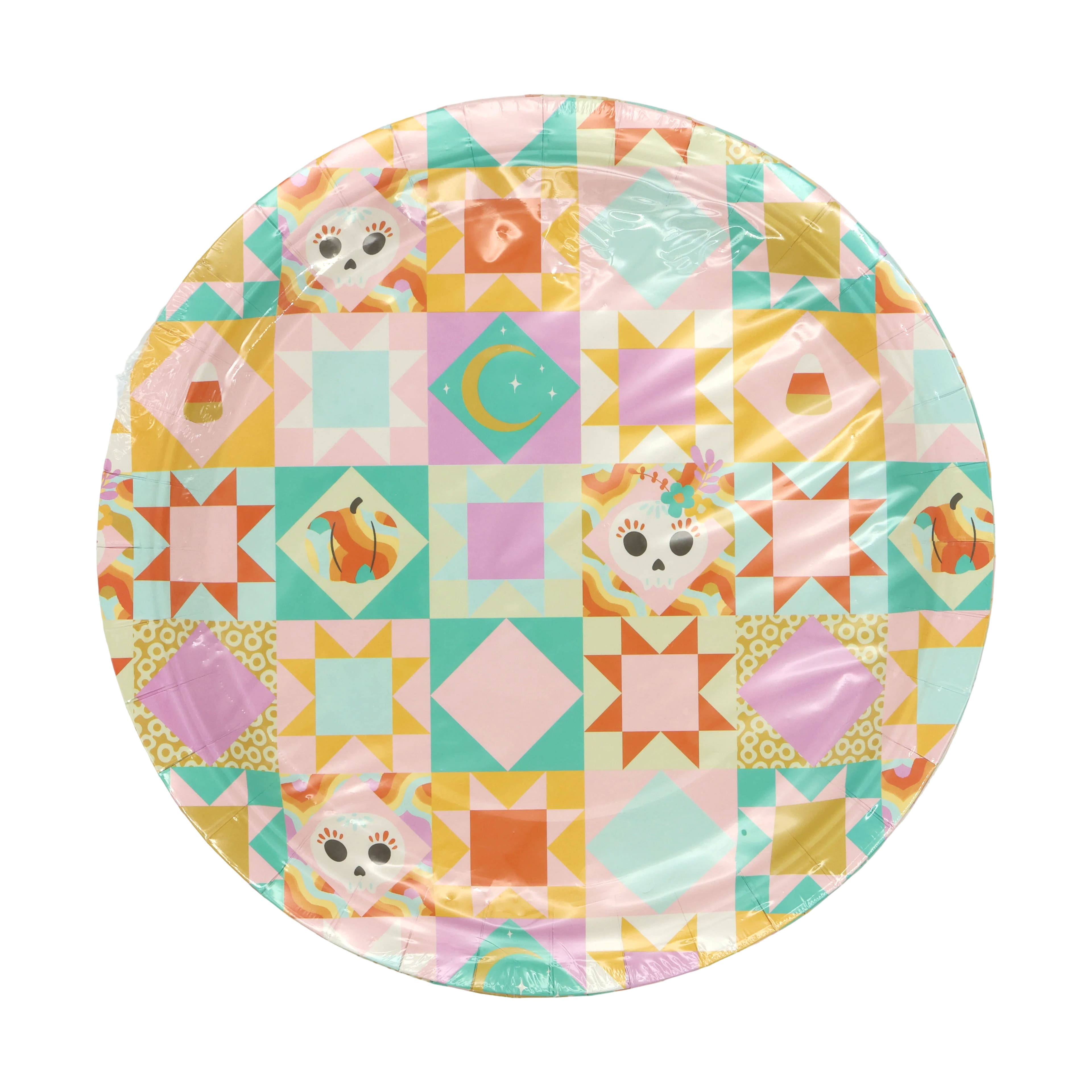 9" Halloween Quilt Dinner Plates, 10ct. by Celebrate It™