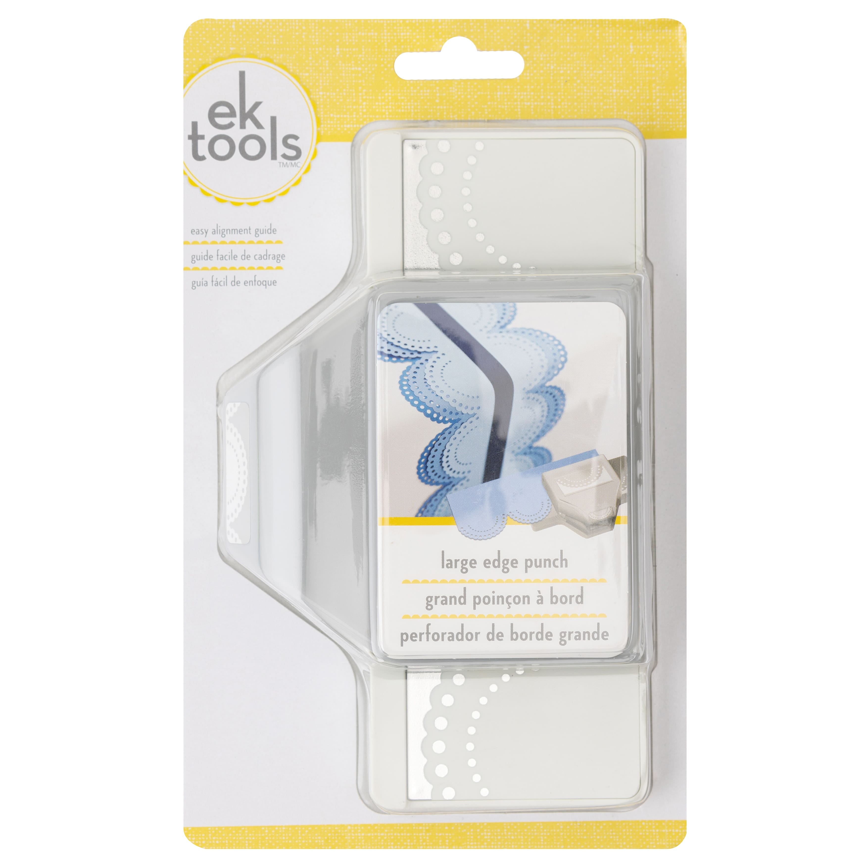 EK Tools 1.25" Large Dotted Scallop Edge Punch