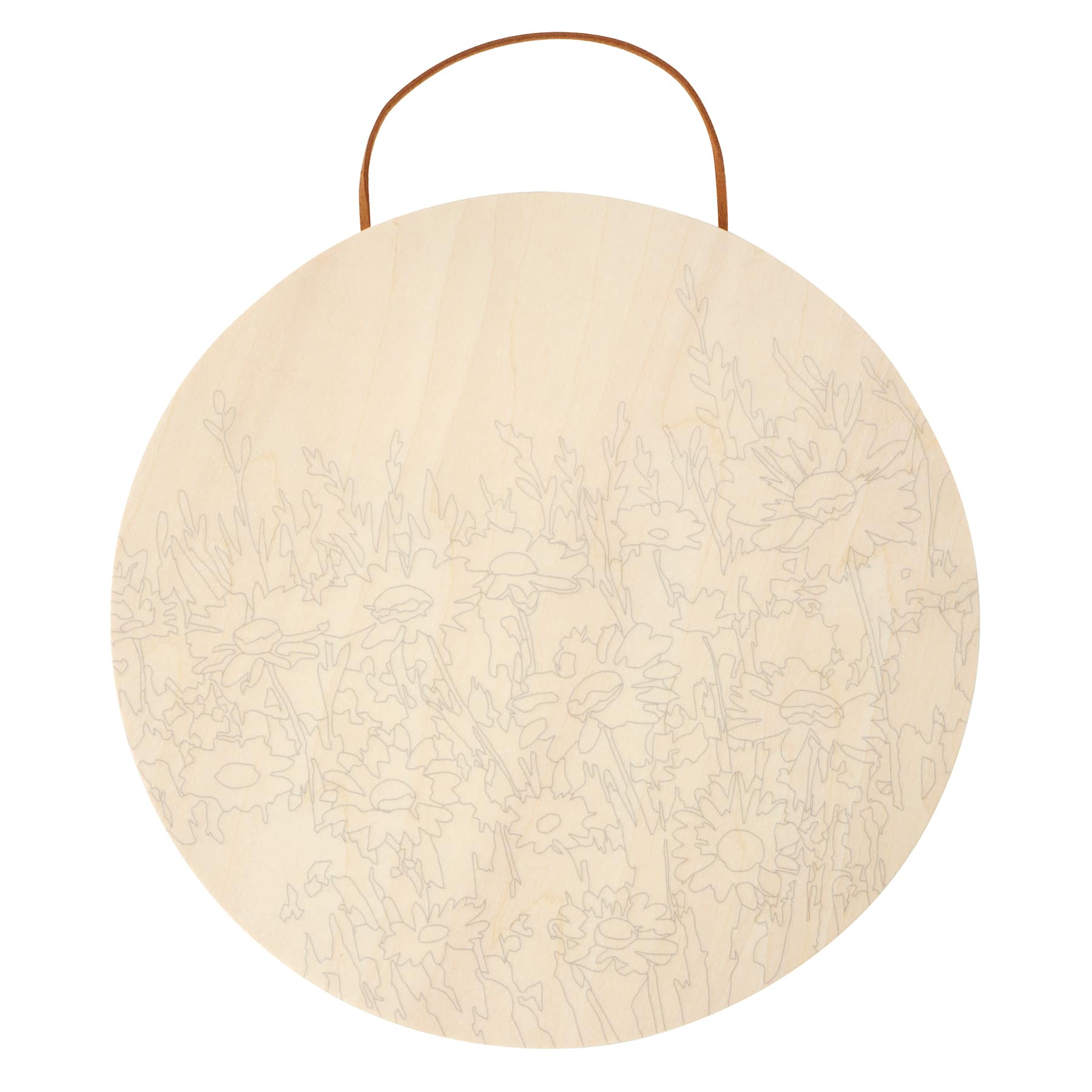 Flower Field Paint-by-Number Plywood Surface Kit by Artist's Loft®