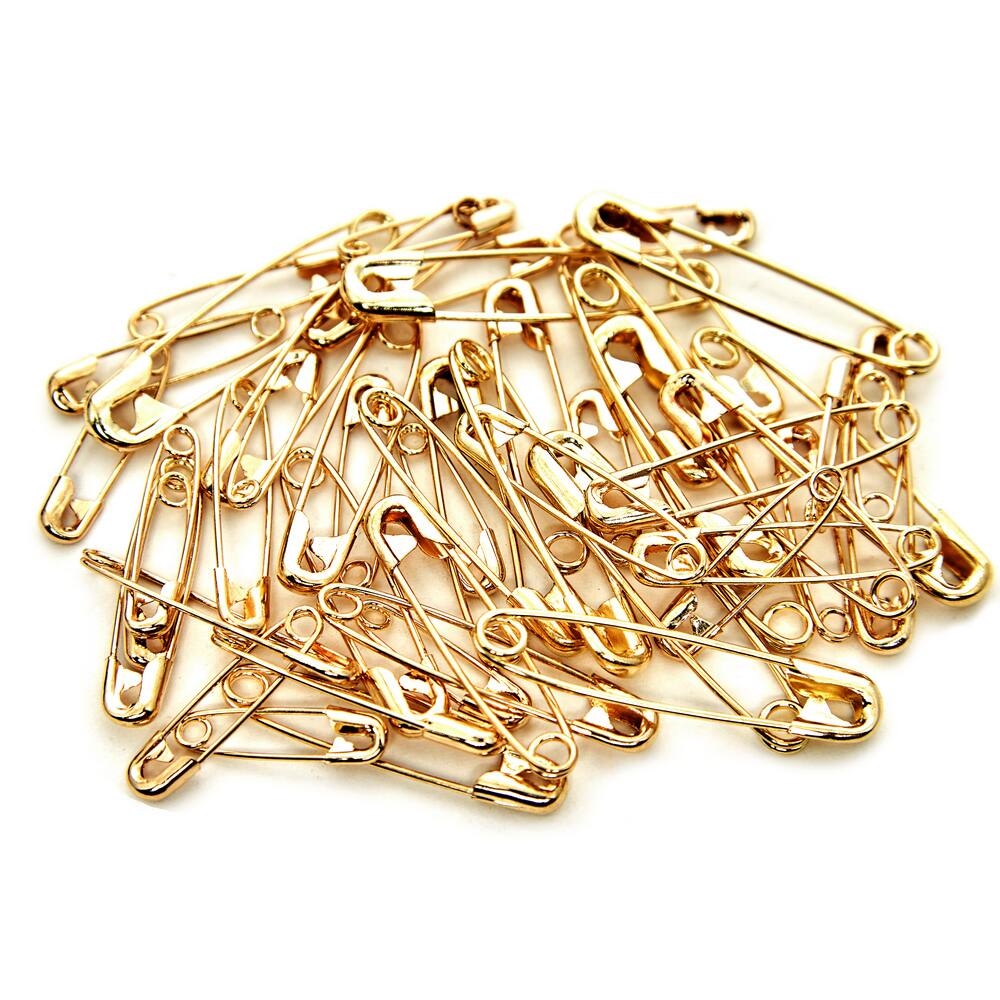 Mixed Gold Safety Pins, 50ct. by Loops & Threads®