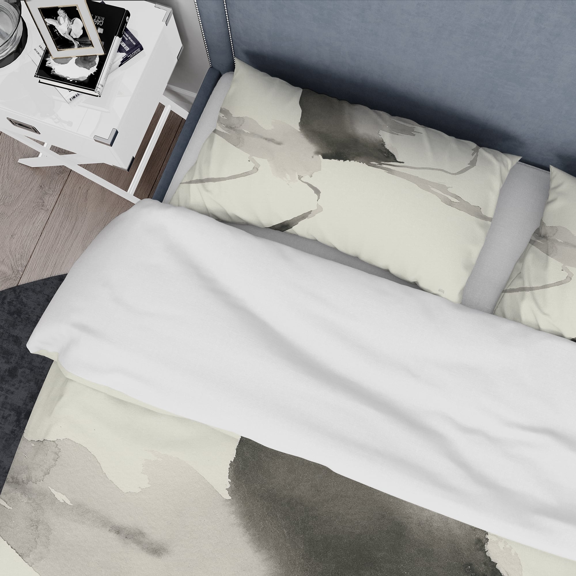 Designart 'minimal geometric Gesture I' Geometric Bedding Set