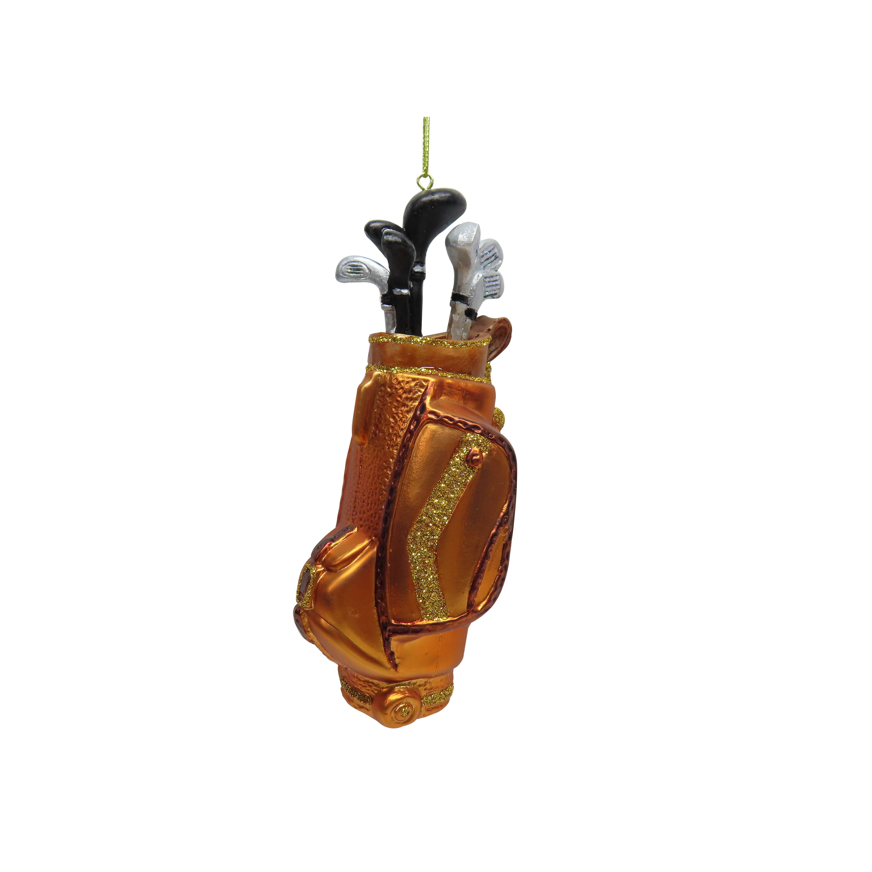 Michaels, 6" Golf Bag Hand Painted Glass Ornament by Ashland® – Category: Collectible Ornaments