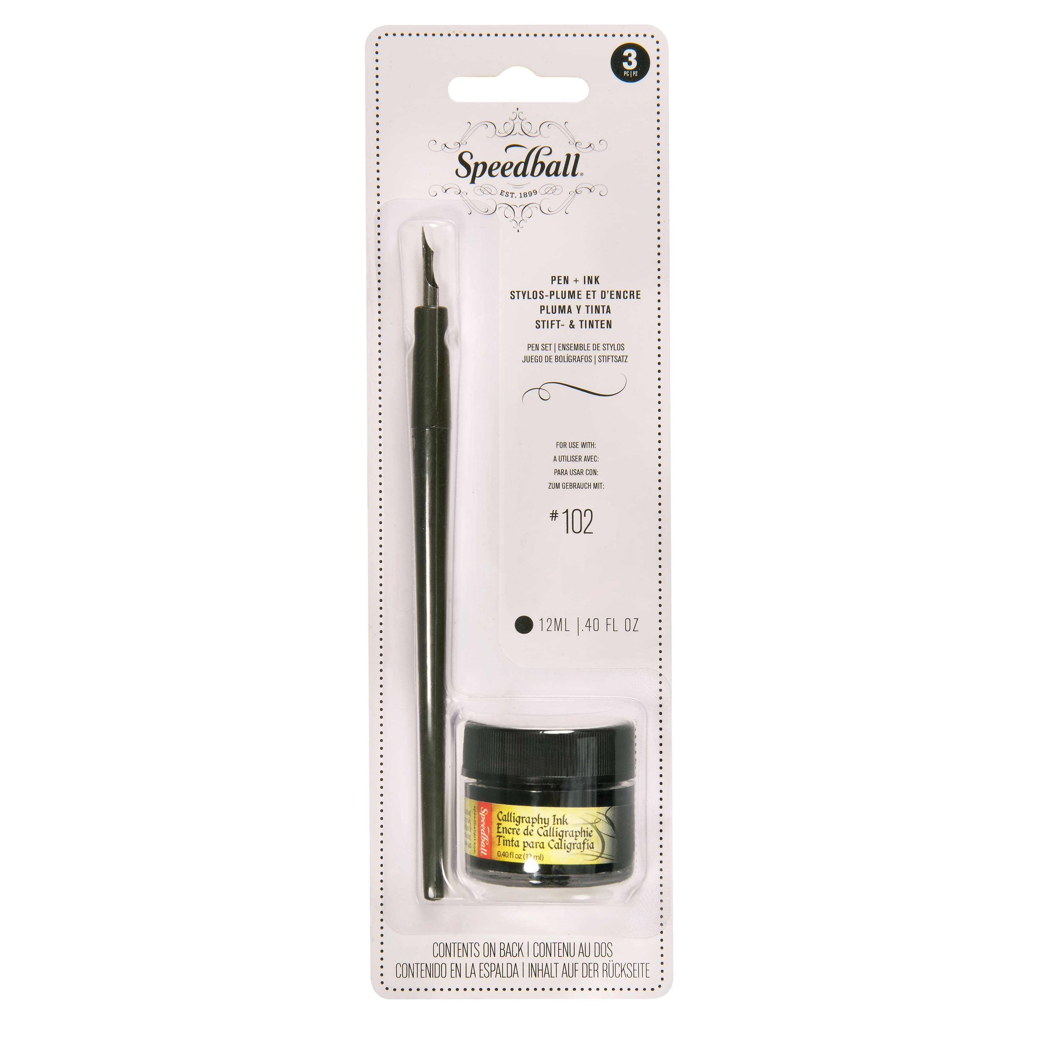 Speedball® Black Pen & Ink Set