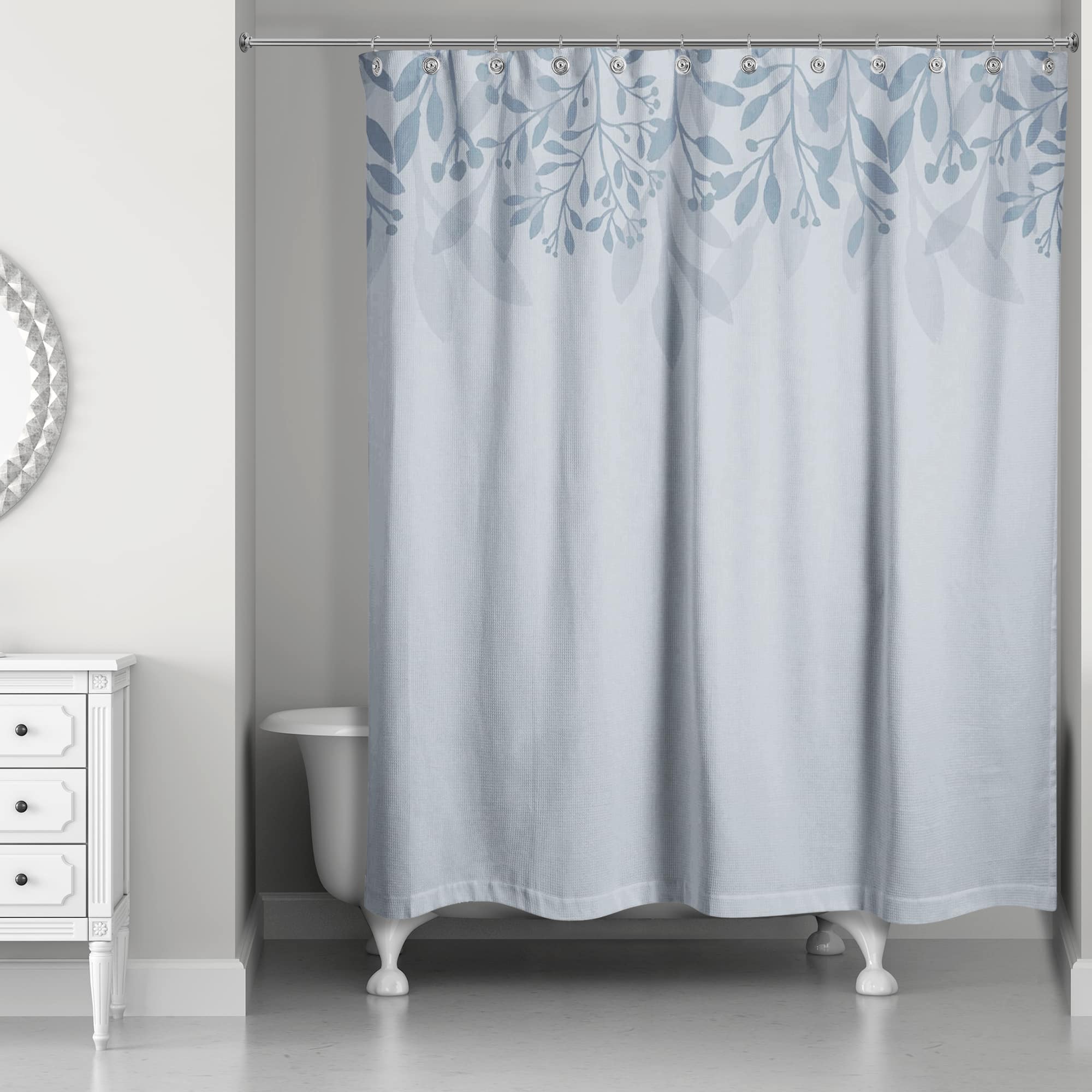 Floral Banner Shower Curtain